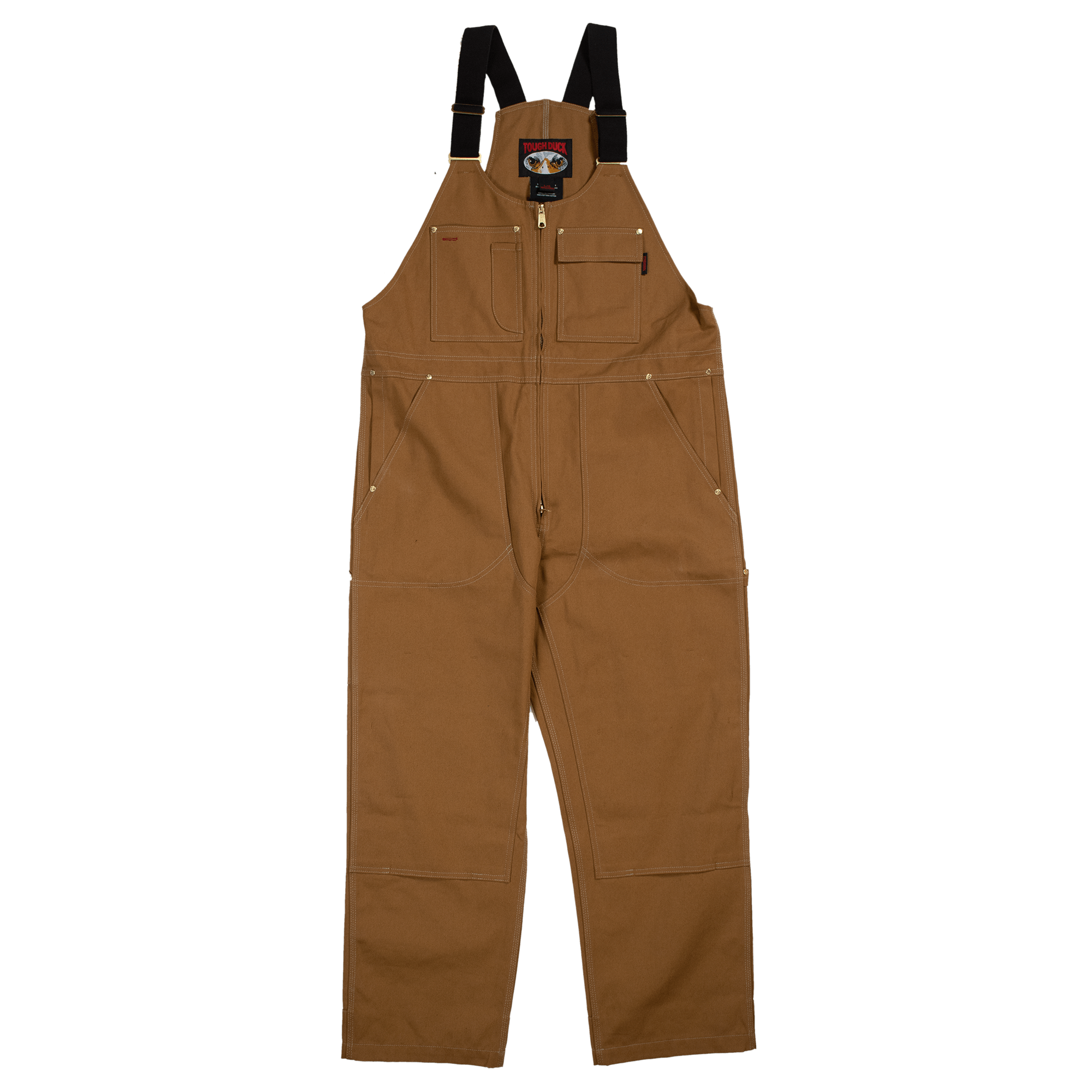 DELUXE UNLINED BIB OVERALL - Brown
