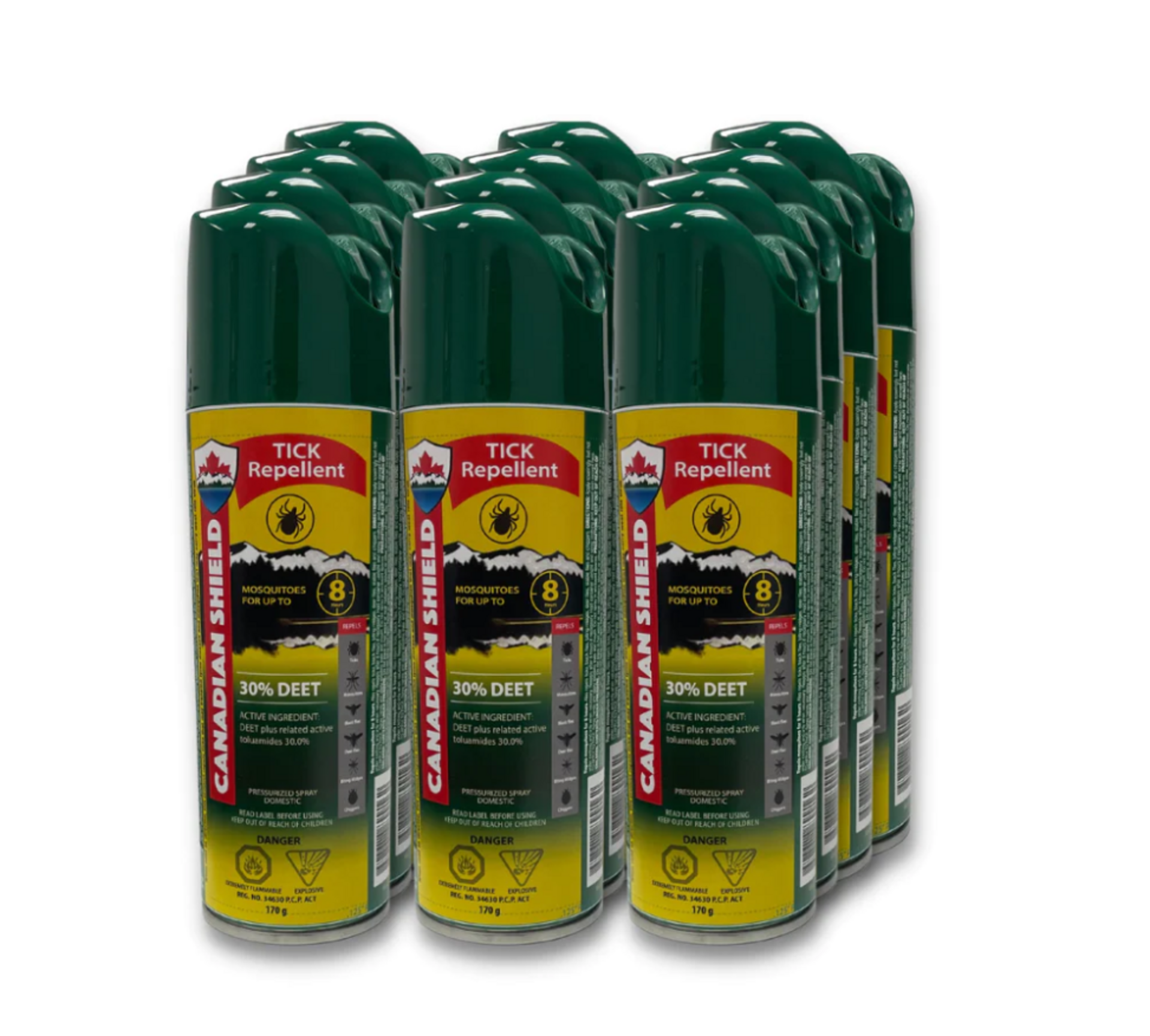 Canadian Shield Insect Tick Repellent Aerosol 30%DEET - 170G