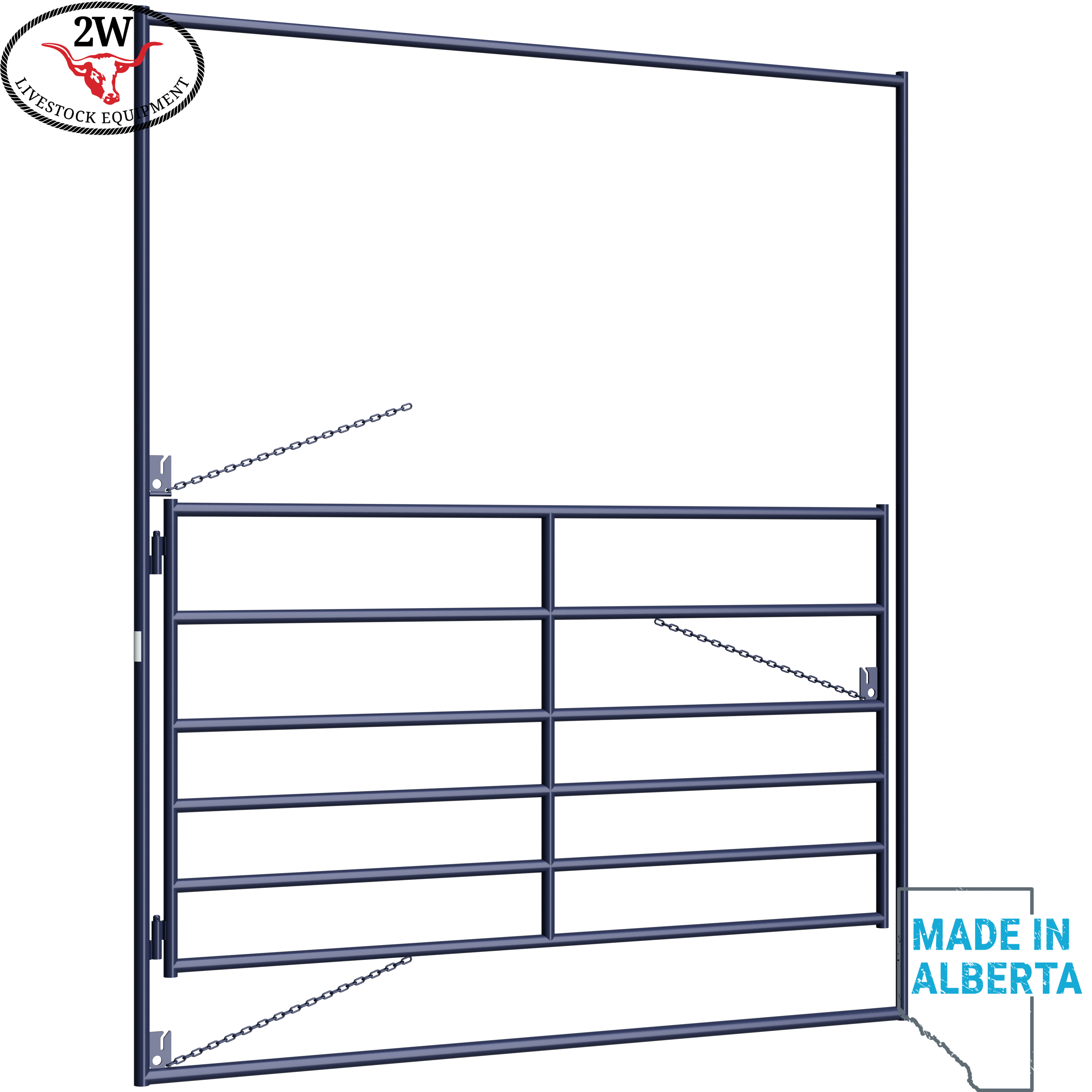 Rustler Series High Pole Gate - Dark Blue