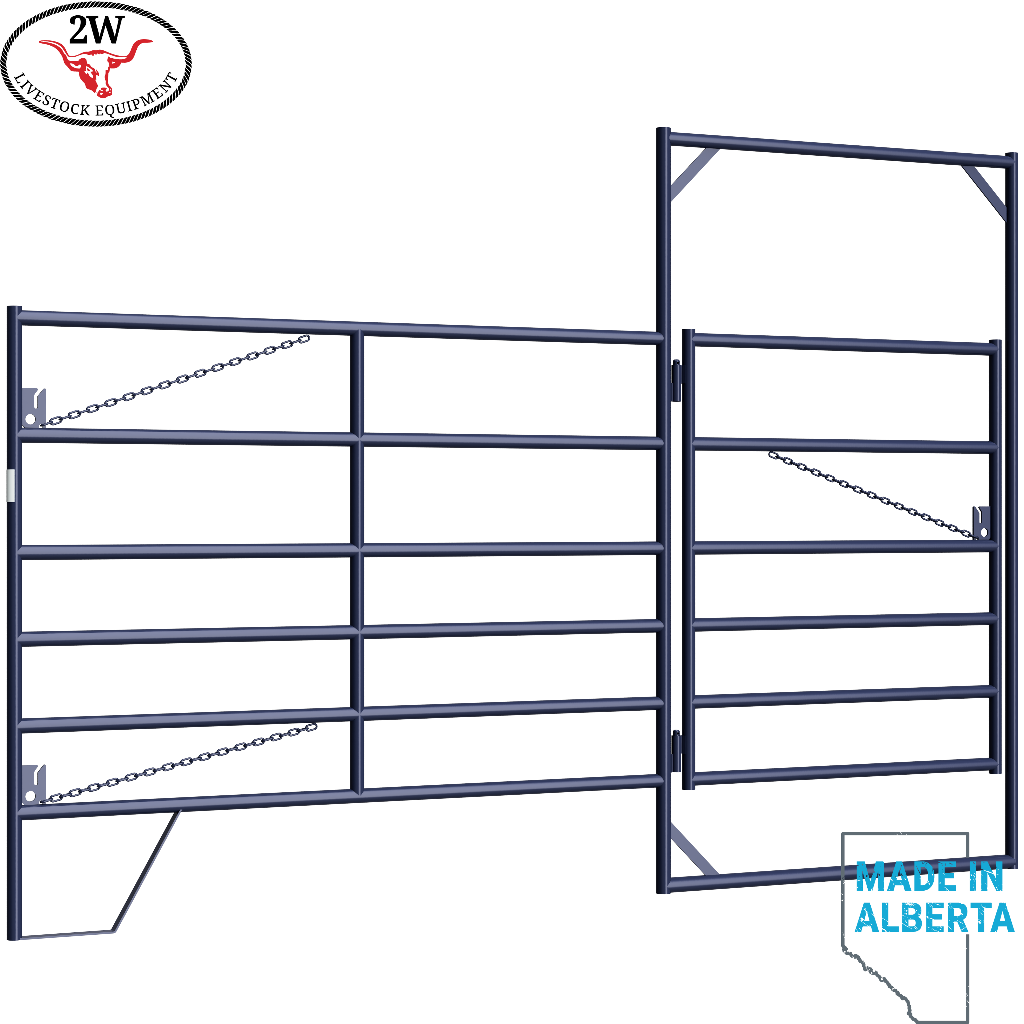 Rustler Series Gate Panels - Dark Blue