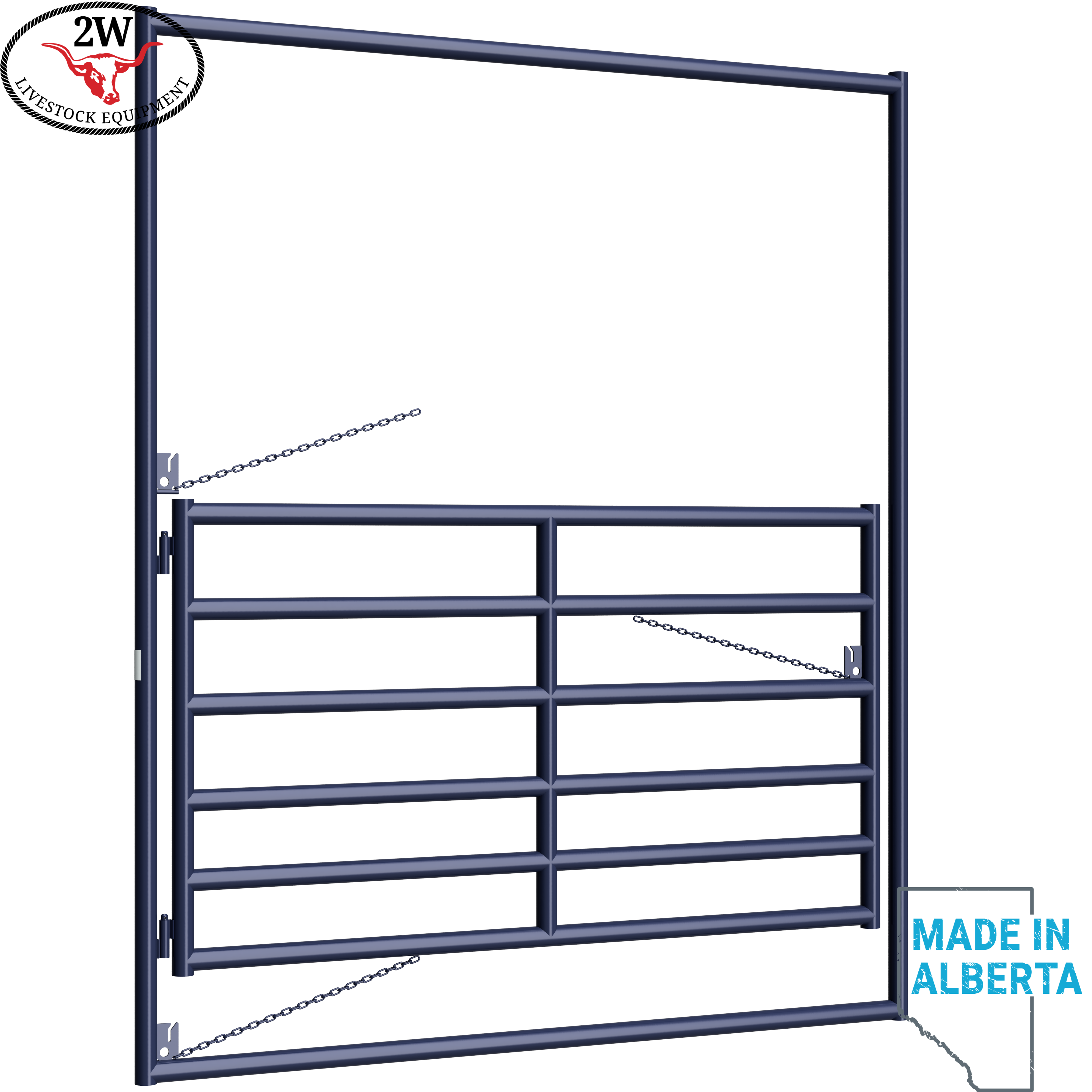 Rustler HD Series High Pole/Bow Gates - Dark Blue