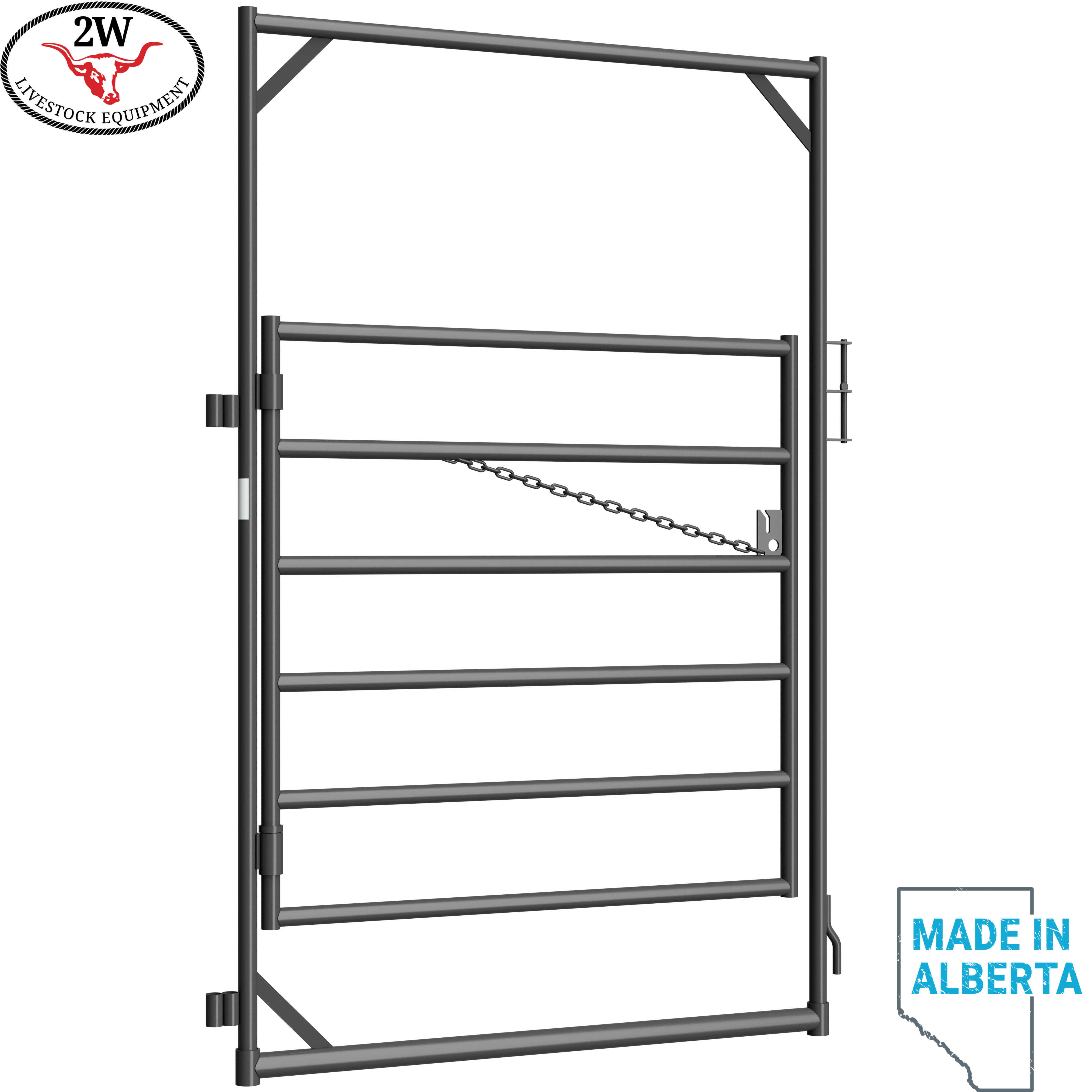 Lemsco Series Gate In Frame - Dark Grey