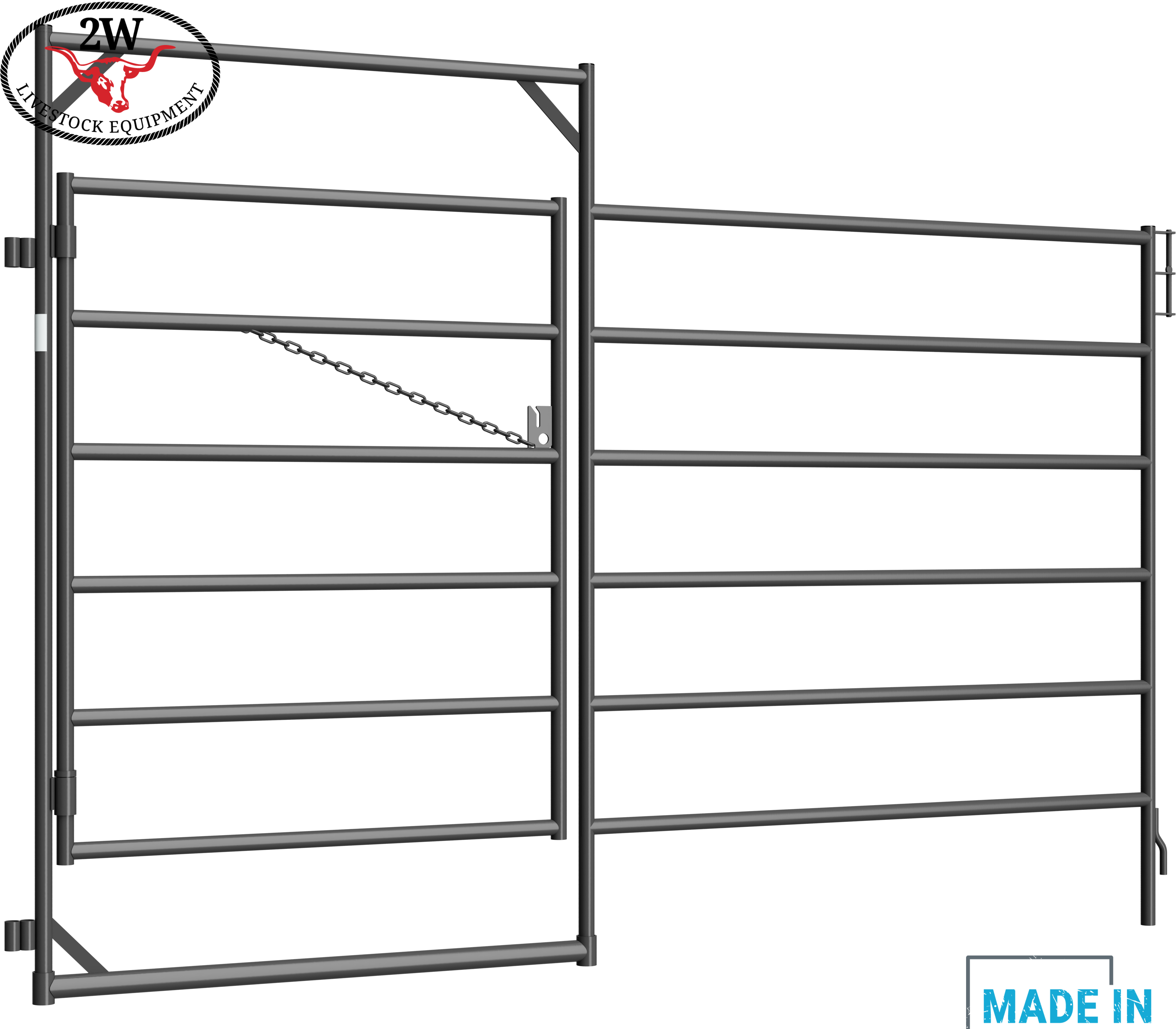 Lemsco Series Gate Panels - Dark Grey