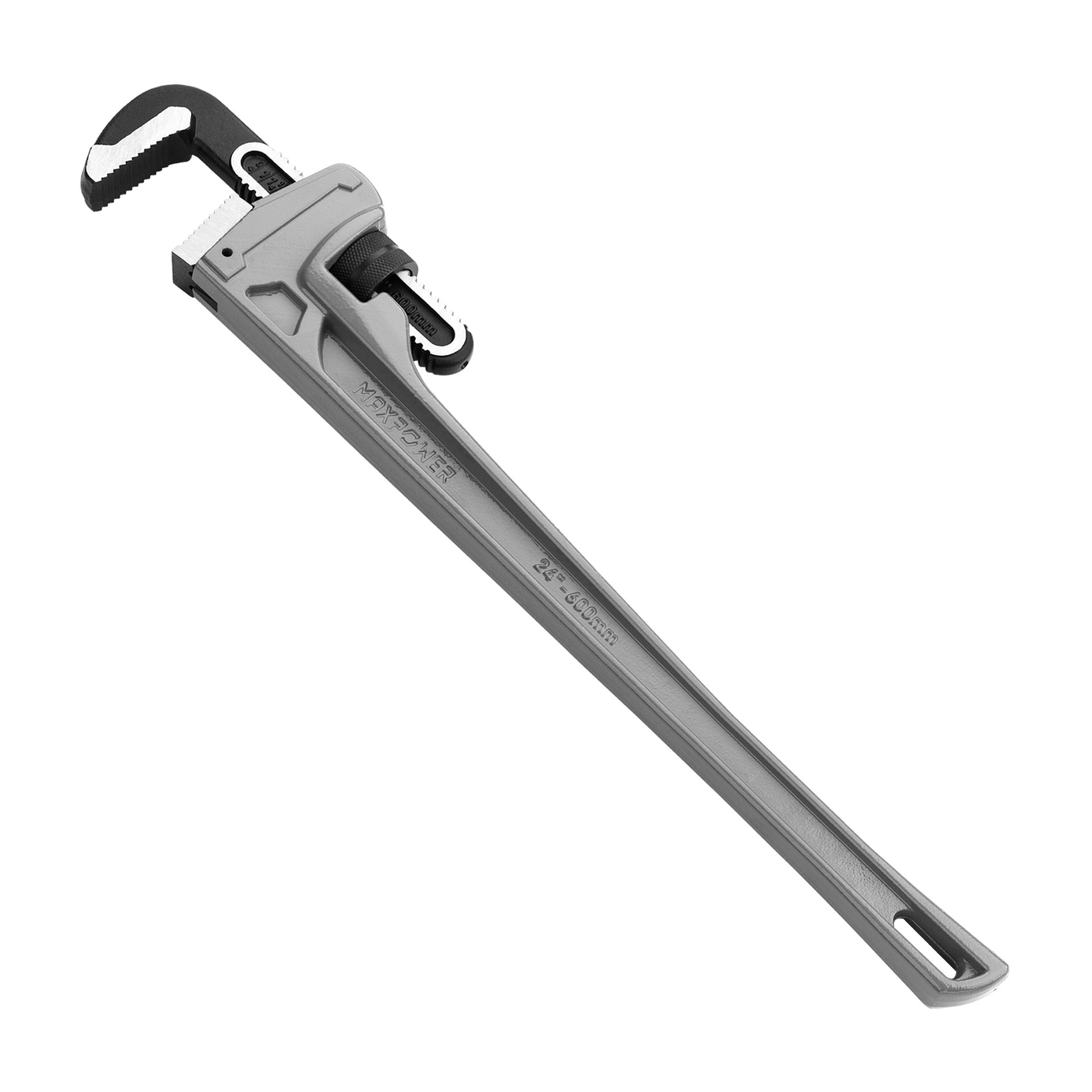 MAXPOWER Aluminum Straight Pipe Wrench, 24 Inch(600mm)