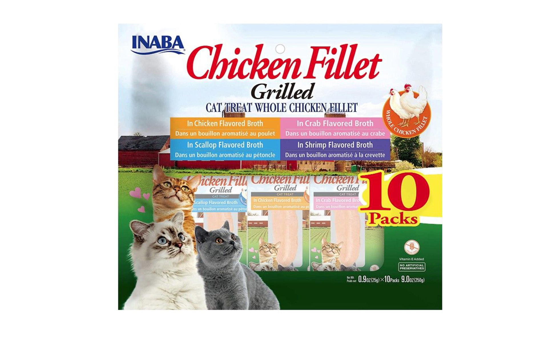 Chicken Fillet Cat Treat Whole Chicken Fillet Variety Pack