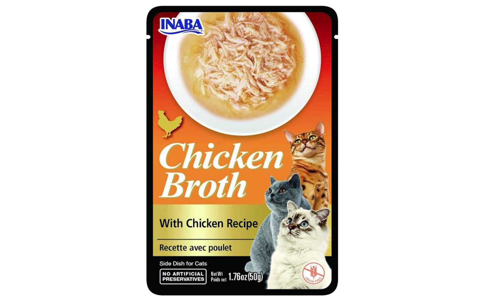 Chicken Broth with Chicken Recipe Side Dish for Cats