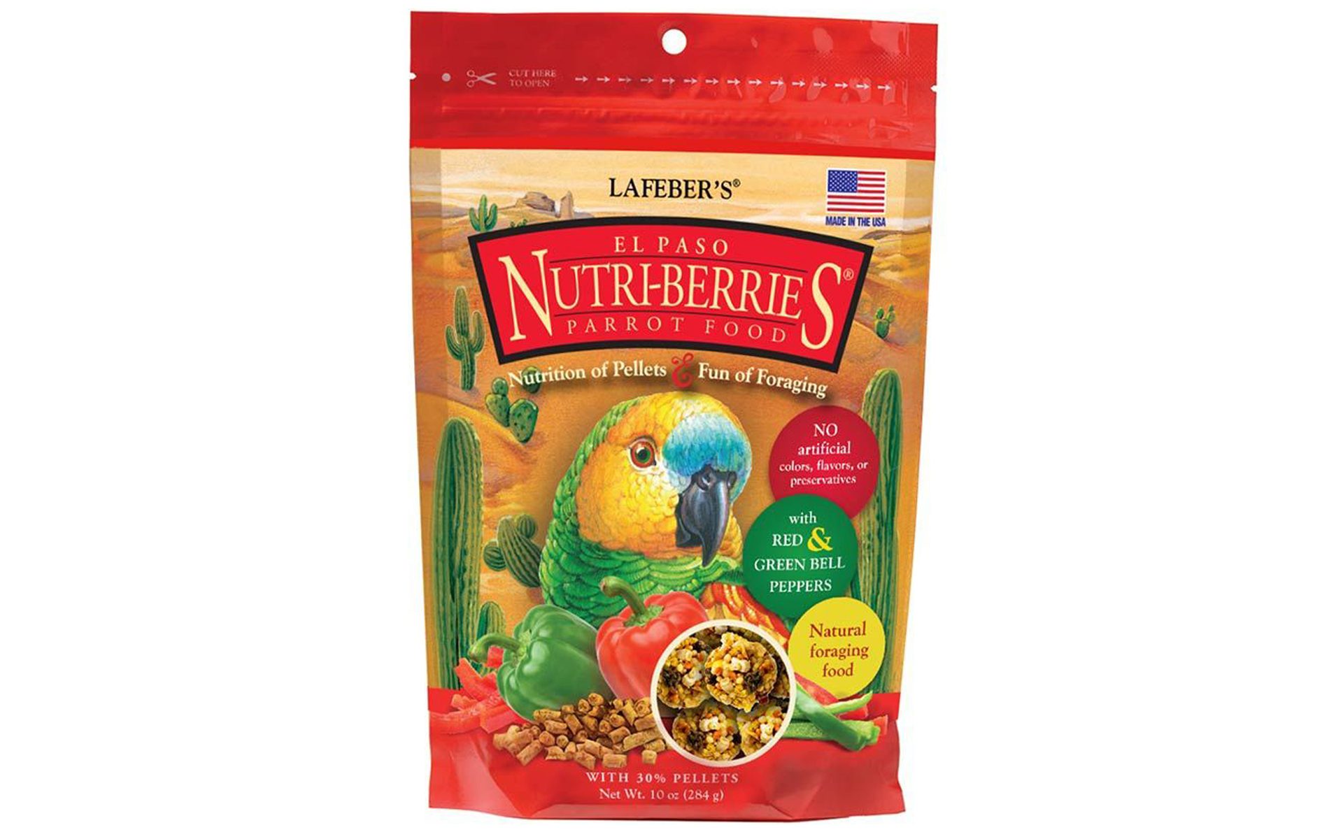 El Paso Nutri-Berries Parrot Food, 3 lbs