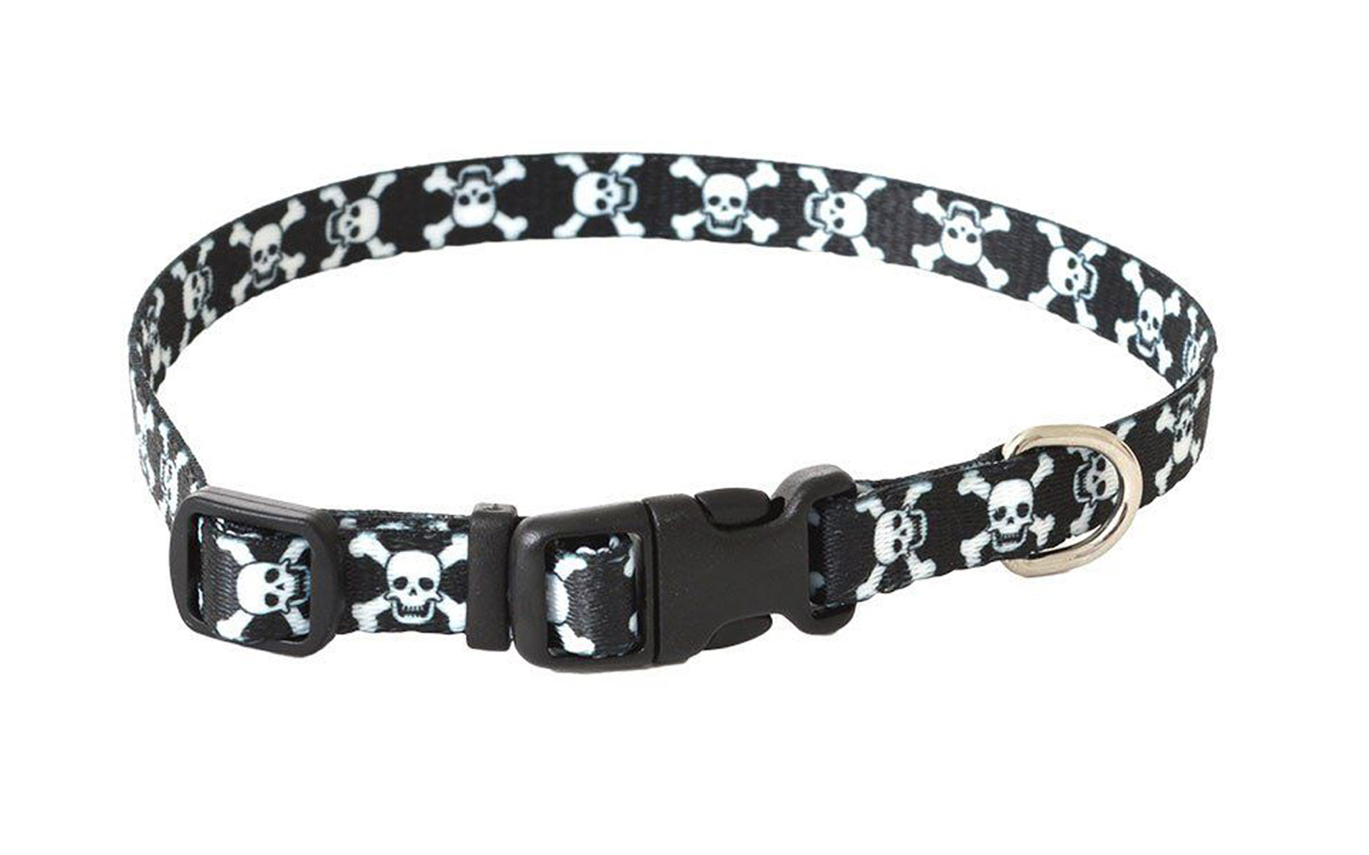 Pet Attire Styles Skulls Adjustable Dog Collar