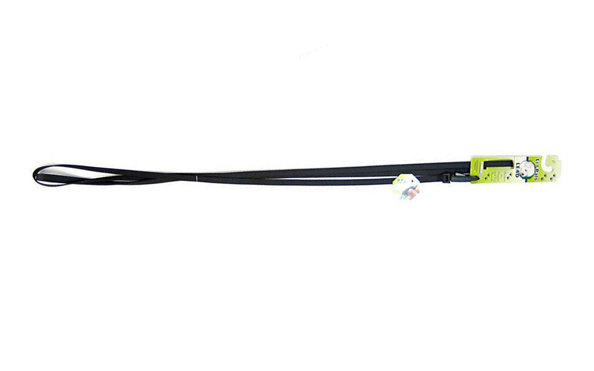 Nylon Lead - Black, 6" Long x 5/16" Wide