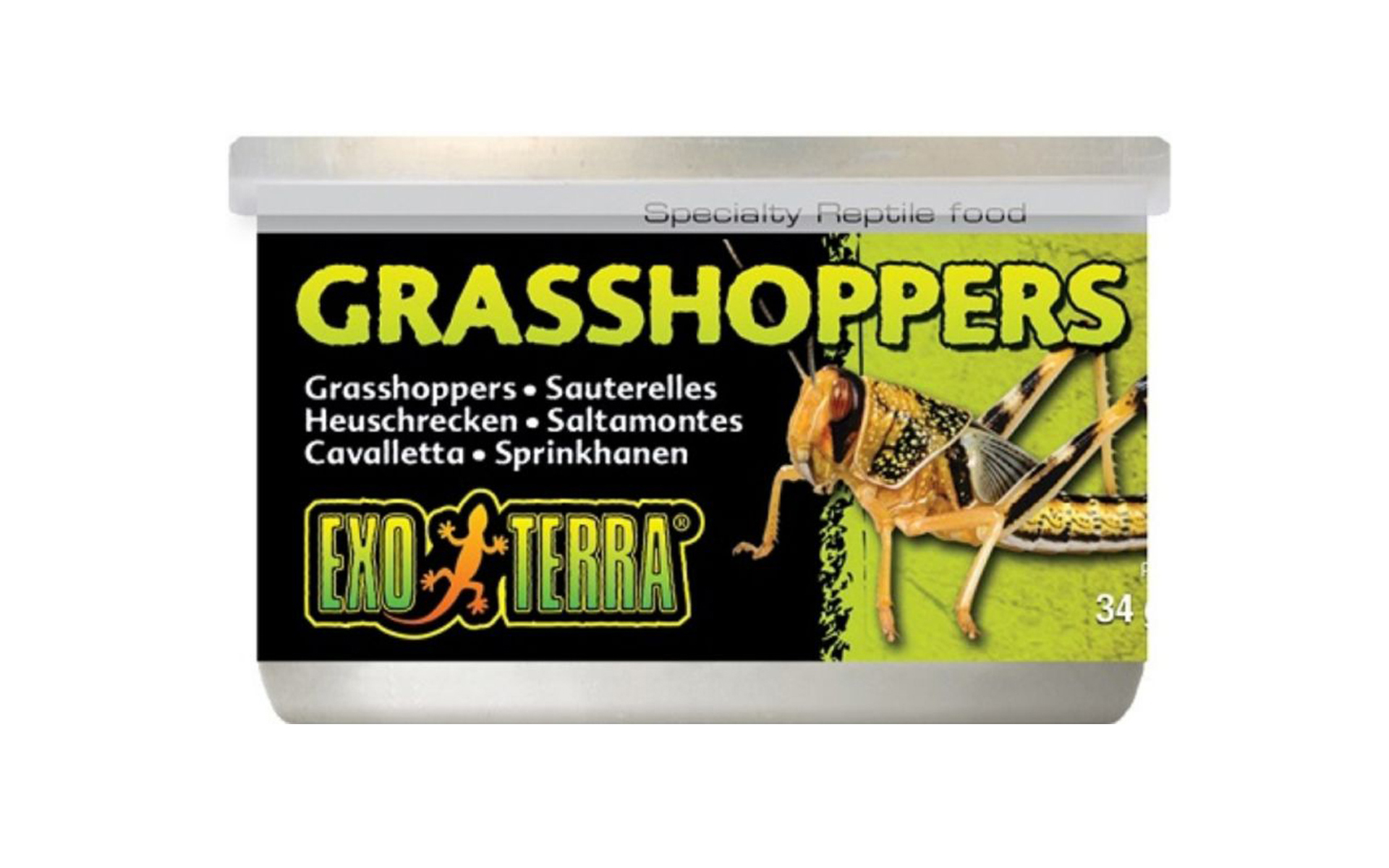 Grasshoppers Reptile Food, 1.2 oz (34 g)