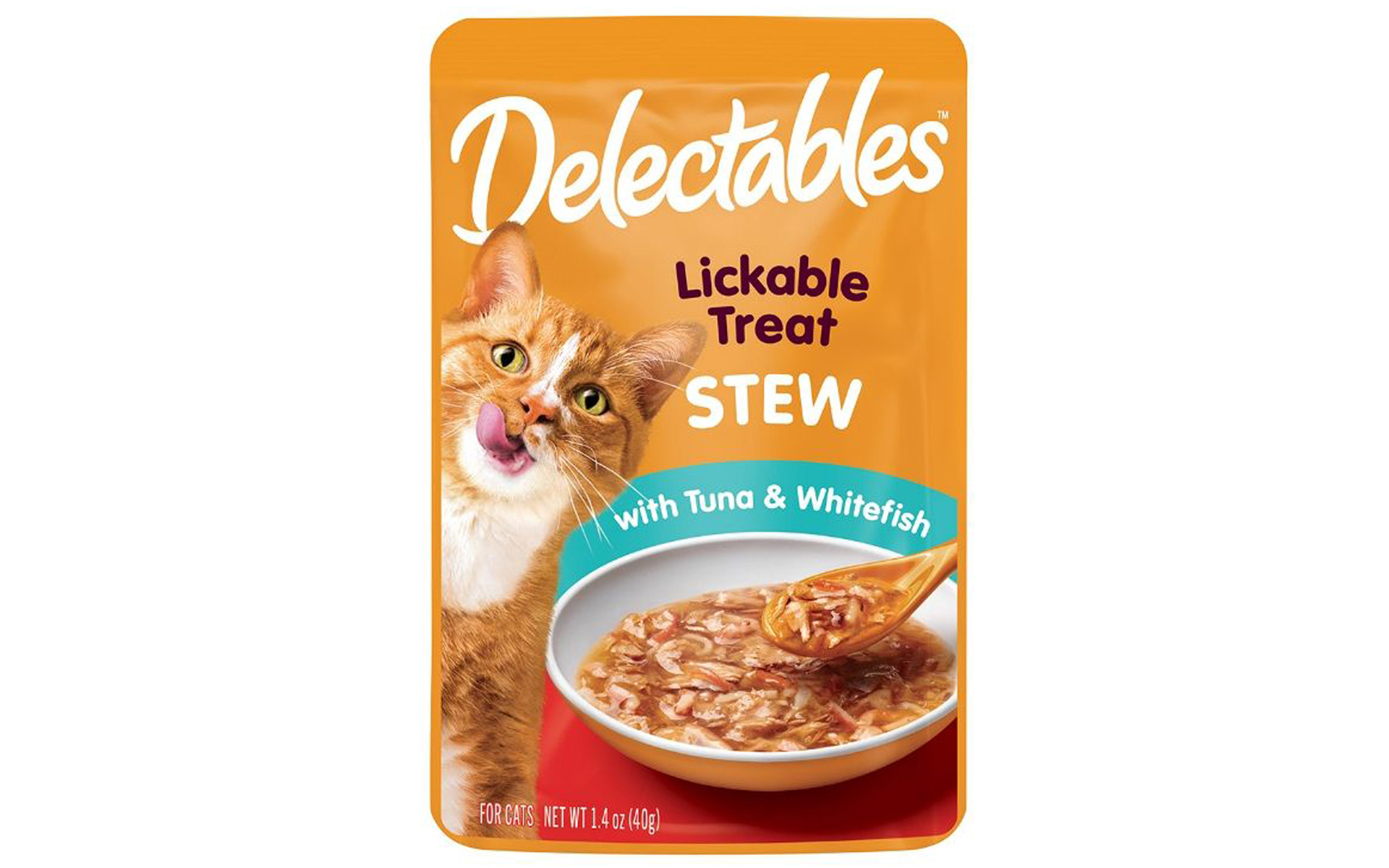 Delectables Stew Lickable Cat Treats - Tuna & Whitefish
