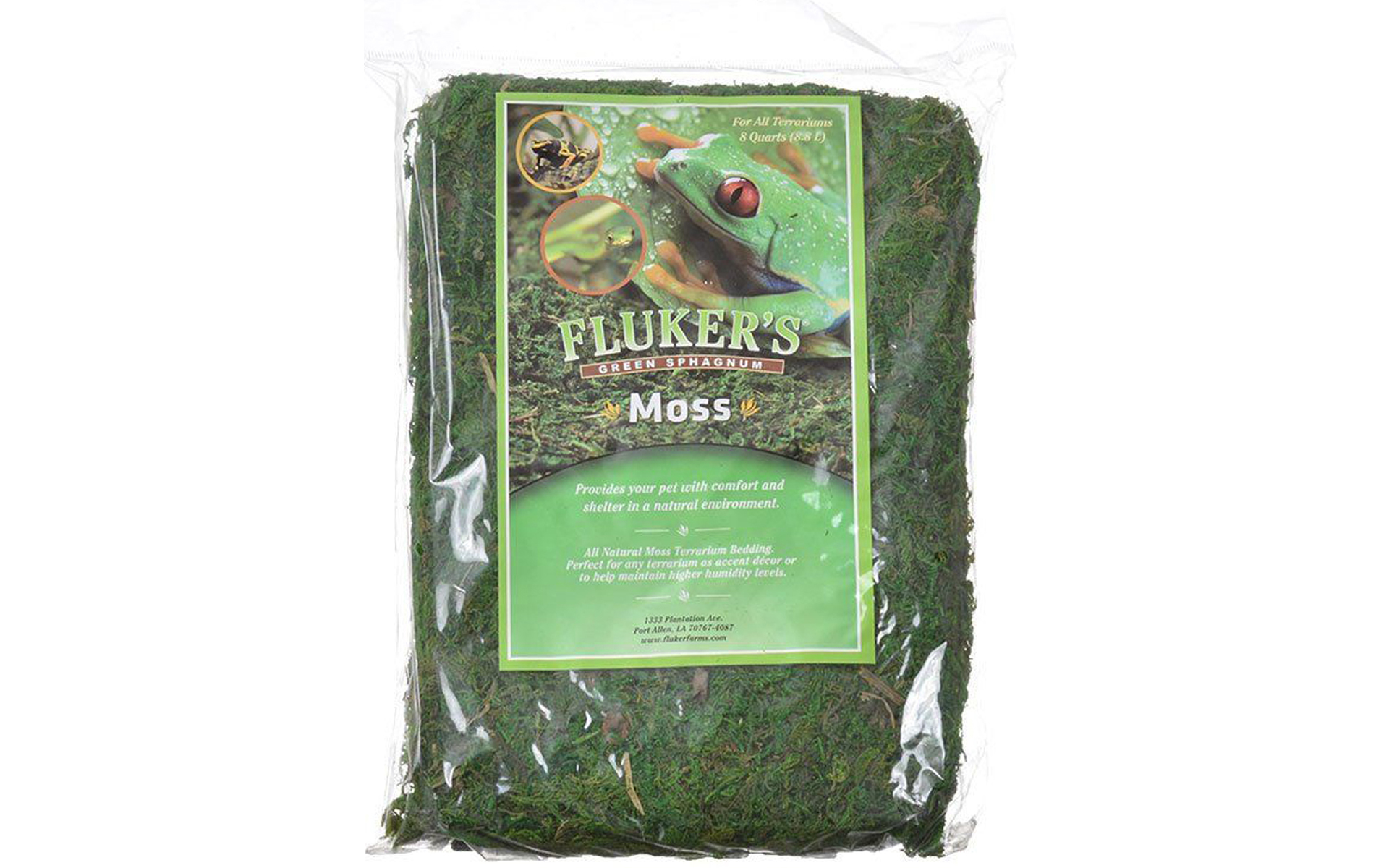 Green Sphagnum Moss, Large (8 Dry Quarts)