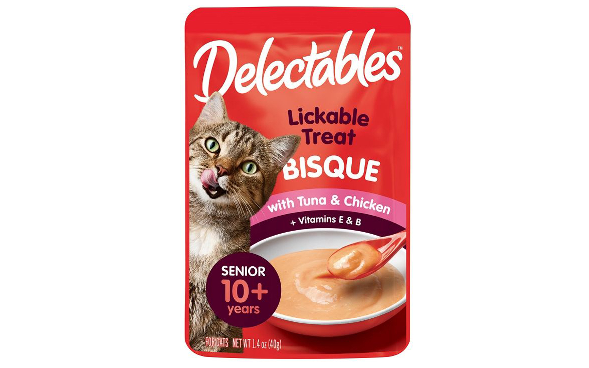 Delectables Bisque Sr. Lickable Cat Treats - Tuna & Chicken