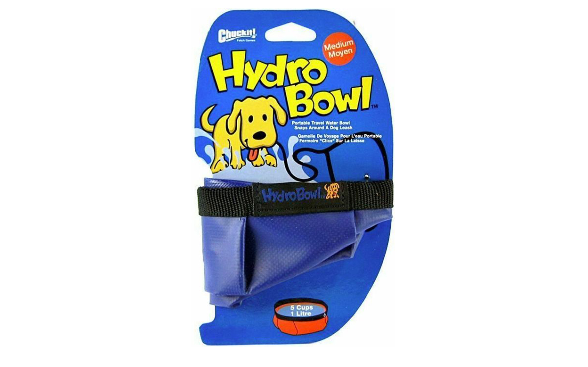 Hydro-Bowl Travel Water Bowl, Medium - Holds 5 Cups