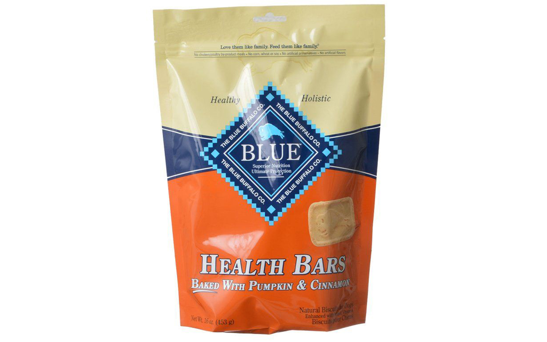 Health Bars Dog Biscuits - Baked with Pumpkin & Cinnamon