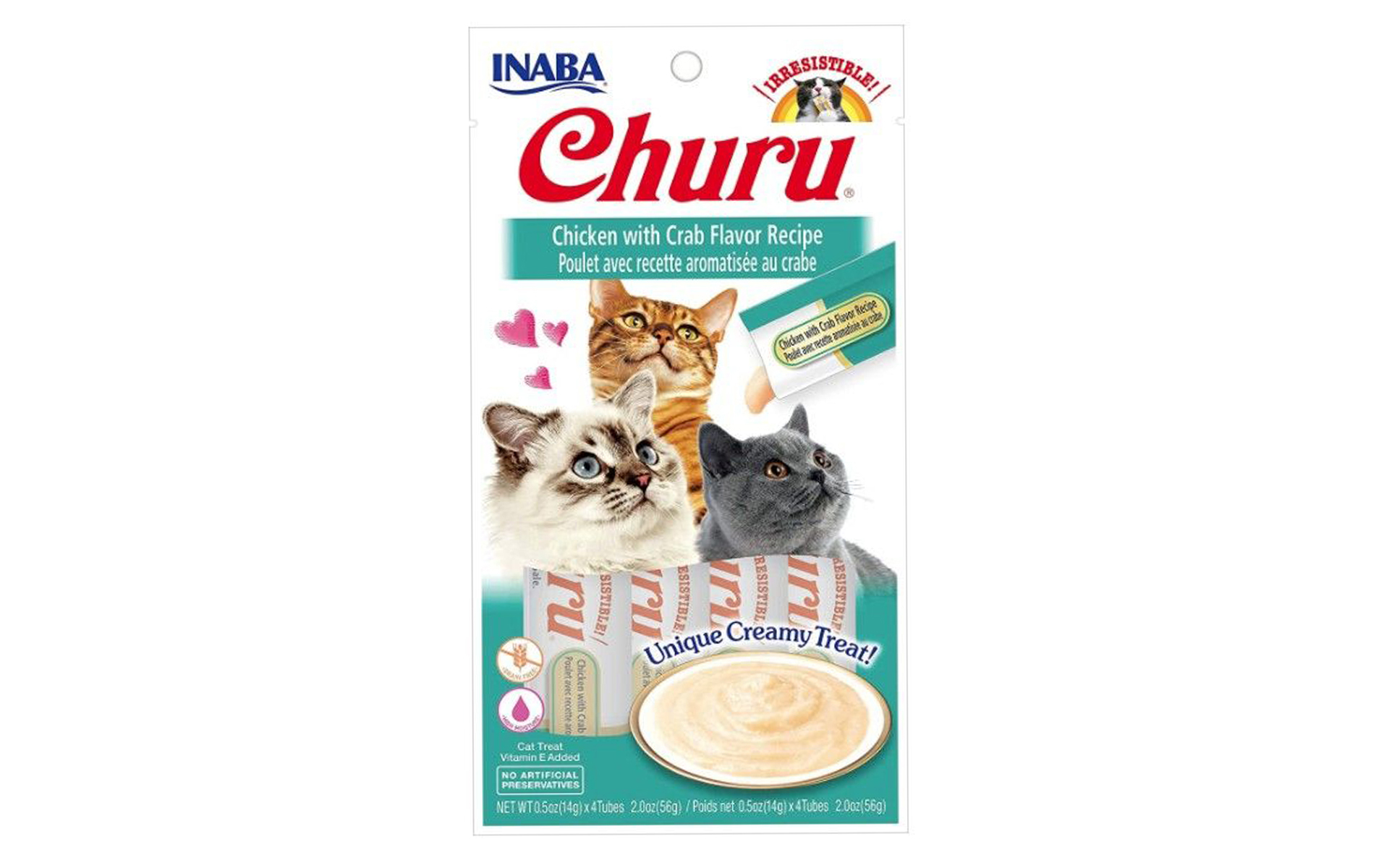 Churu Chicken with Crab Flavor Recipe Creamy Cat Treat