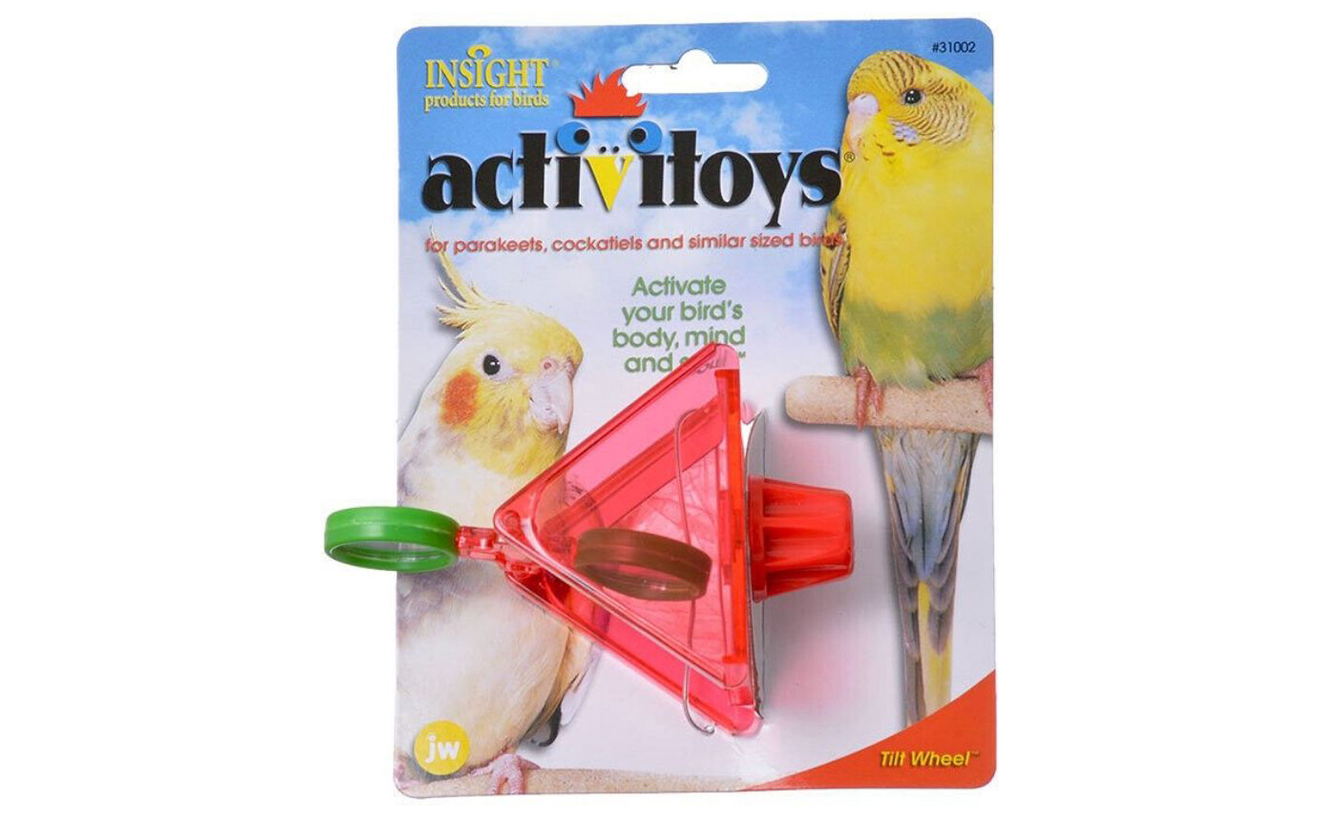 Insight Tilt Wheel Bird Toy, Tilt Wheel Bird Toy