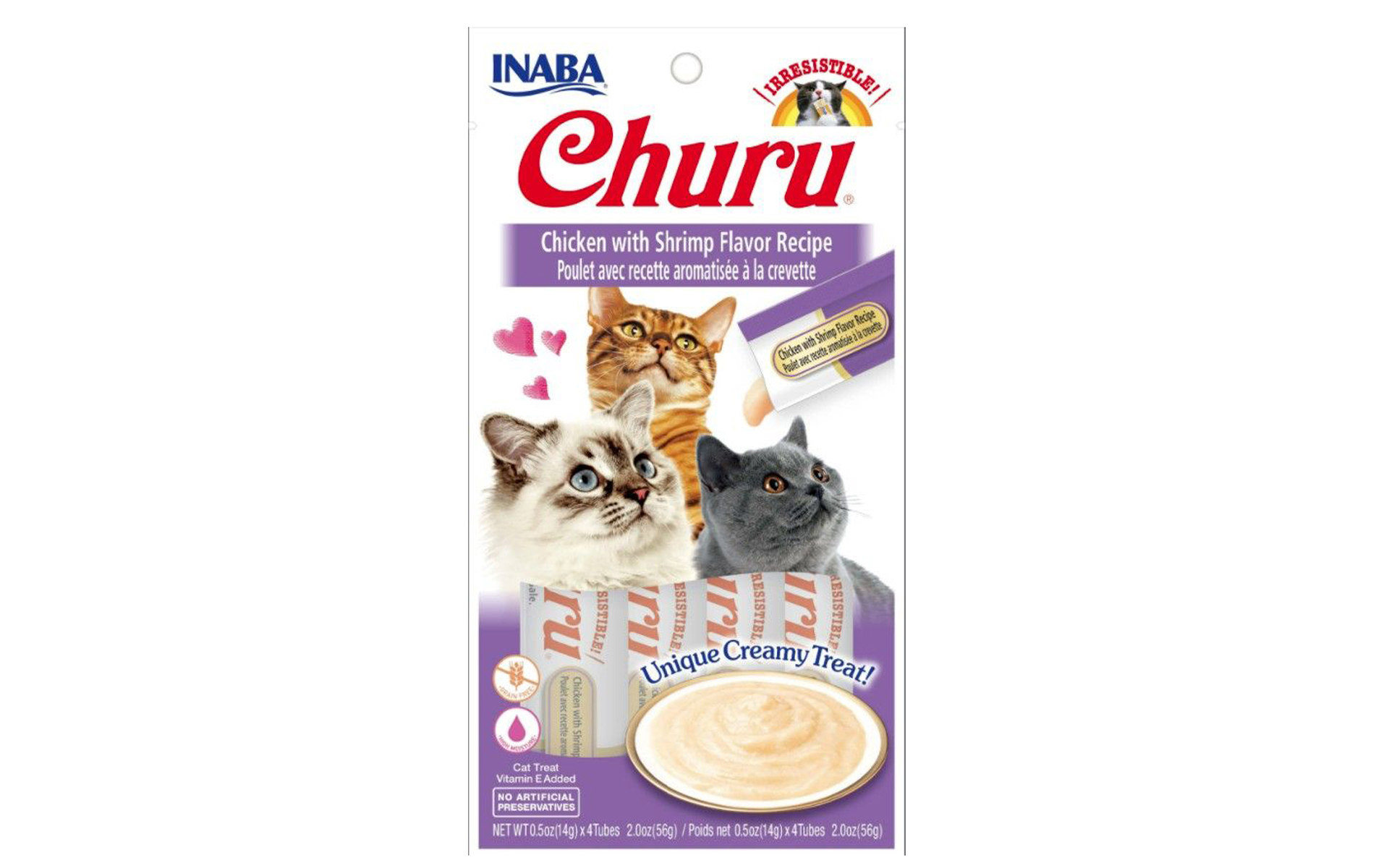 Churu Chicken with Shrimp Flavor Recipe Creamy Cat Treat