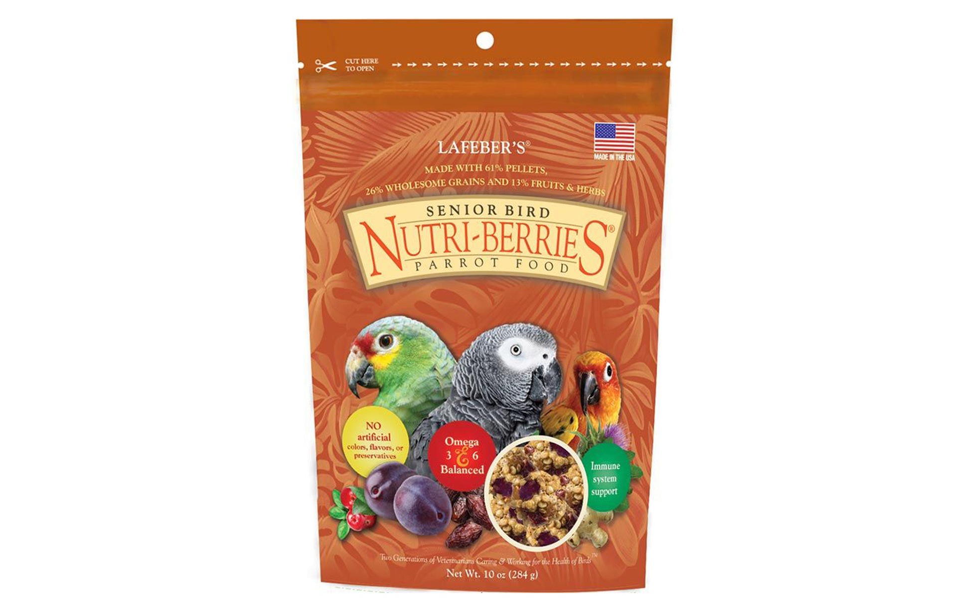 Senior Bird Nutri-Berries Parrot Food, 10 oz