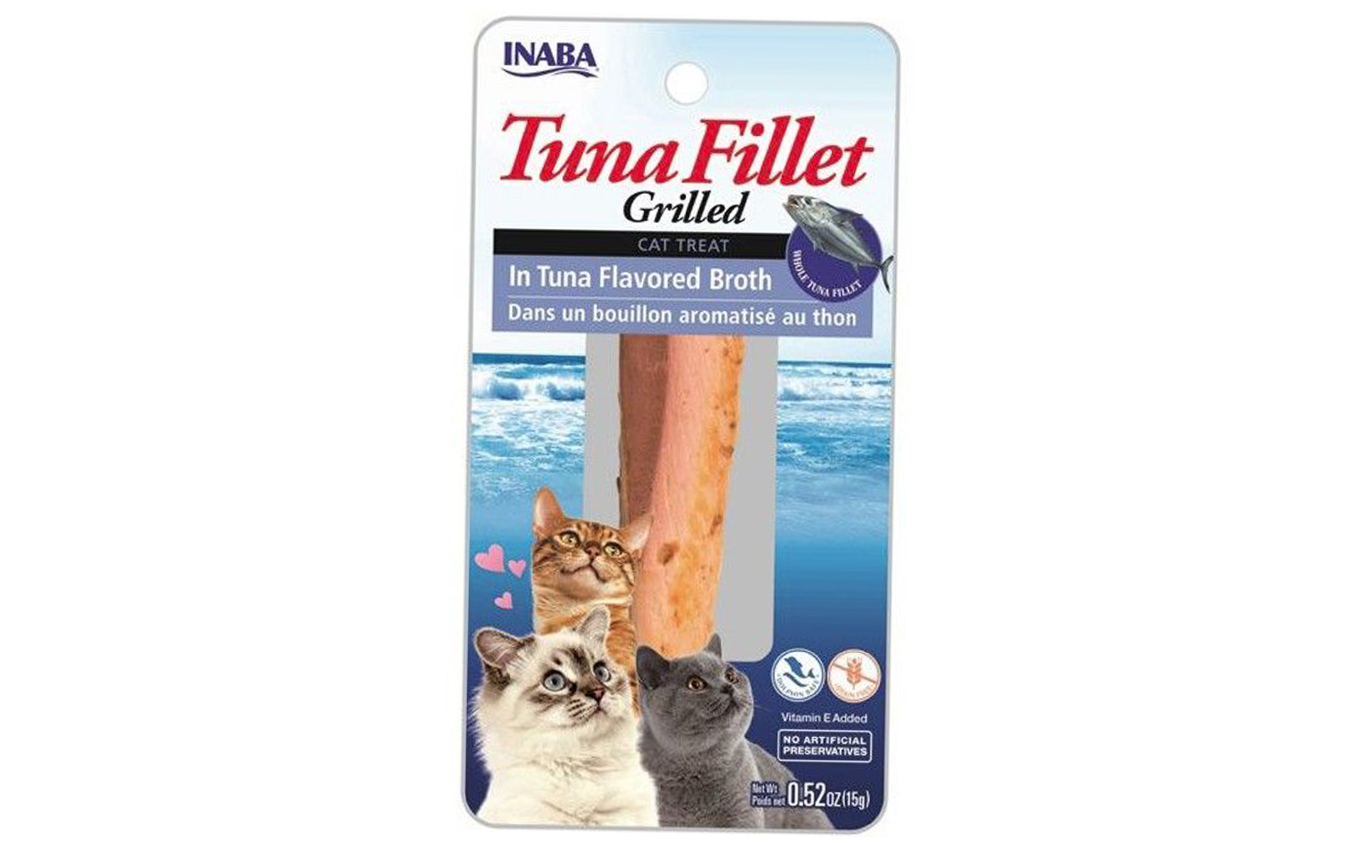 Tuna Fillet Grilled Cat Treat in Tuna Flavored Broth 0.52oz