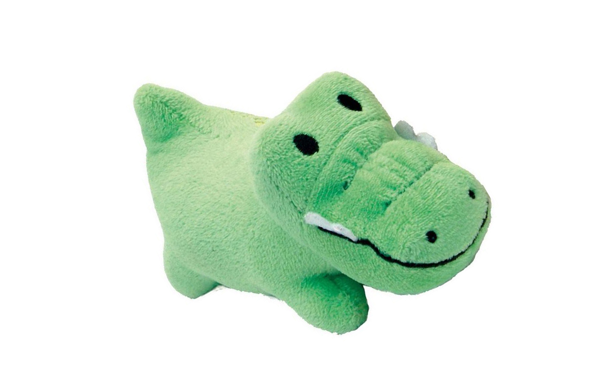 Ultra Soft Plush Gator Squeaker Toy, 1 count (4.5"L)