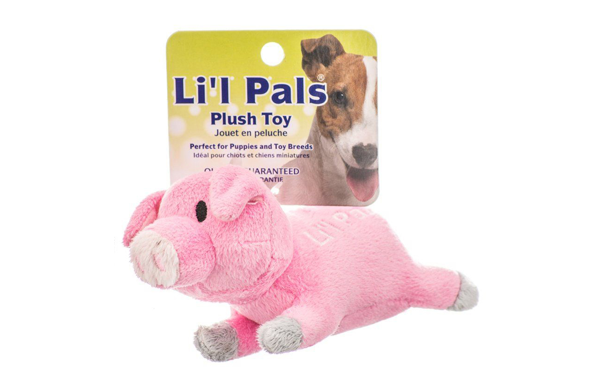 Ultra Soft Plush Dog Toy - Pig, 5.5" Long