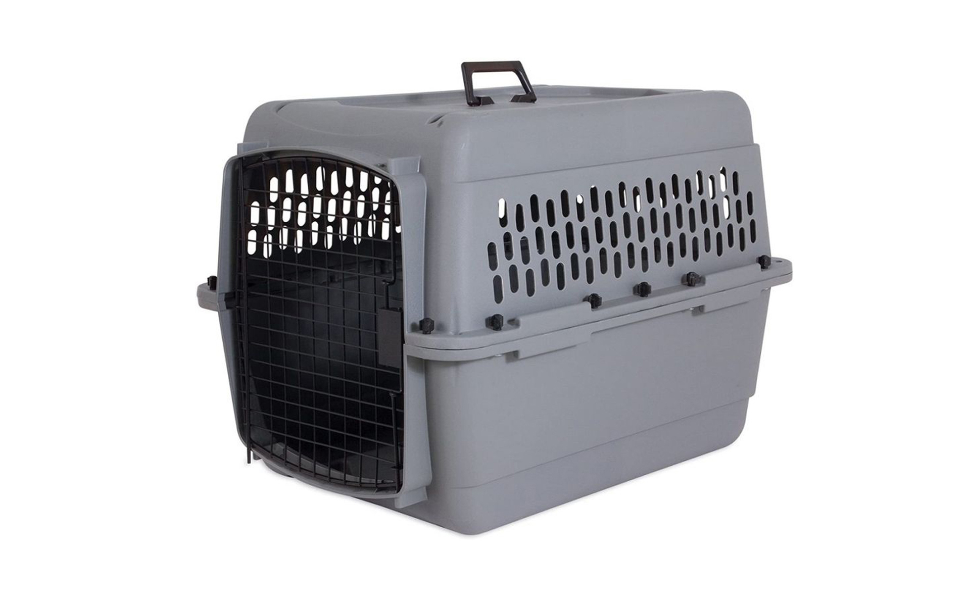 Traditional Pet Kennel - Gray, Dogs 20-30 lbs