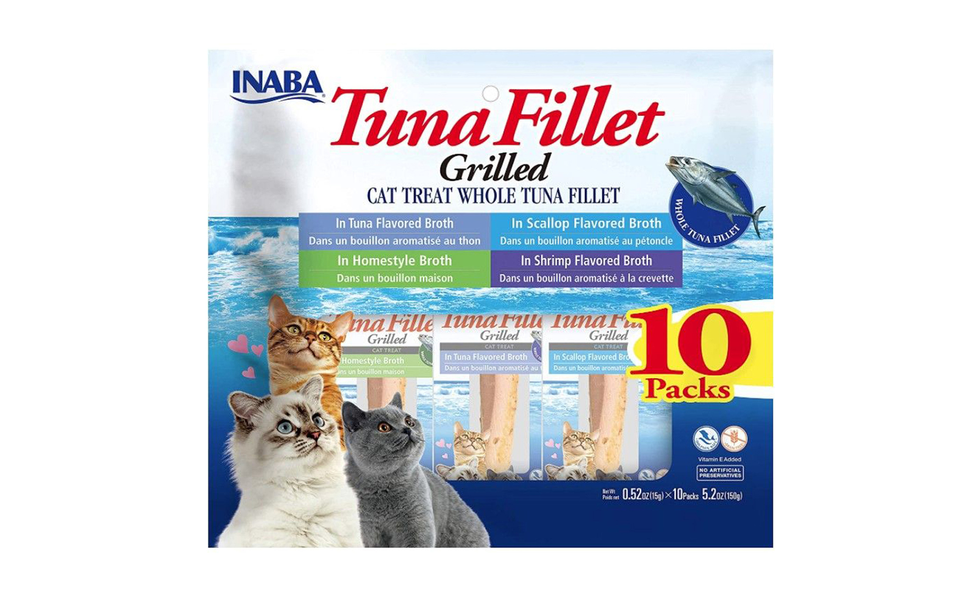 Tuna Fillet Cat Treat Whole Tuna Fillet Variety Pack