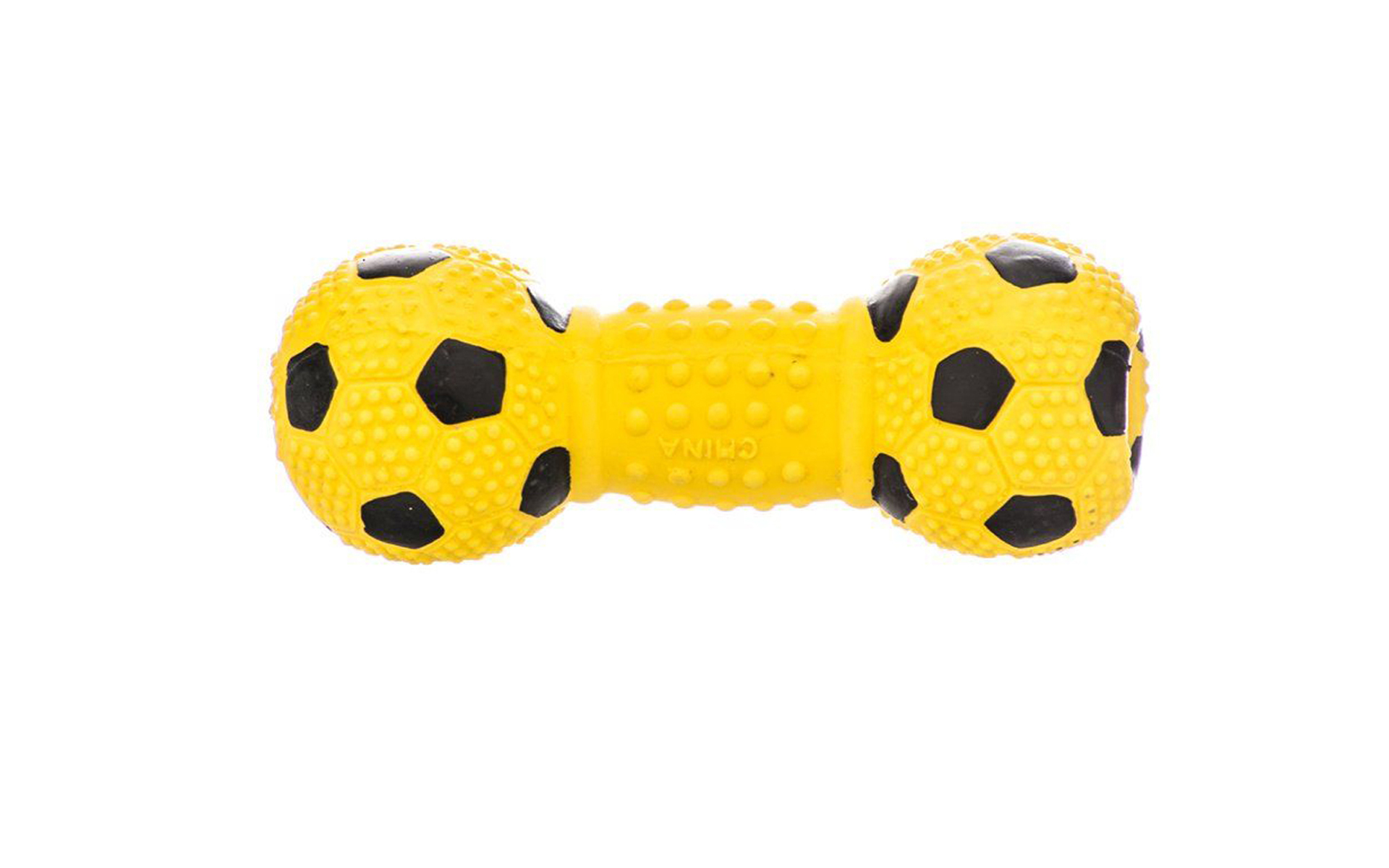Rascals Latex Soccer Ball Dumbbell Dog Toy - Blue, 5.5" Long