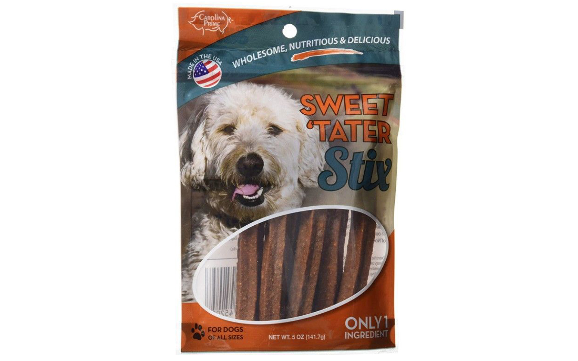 Sweet Tater Stix Dog Treats, 5 oz