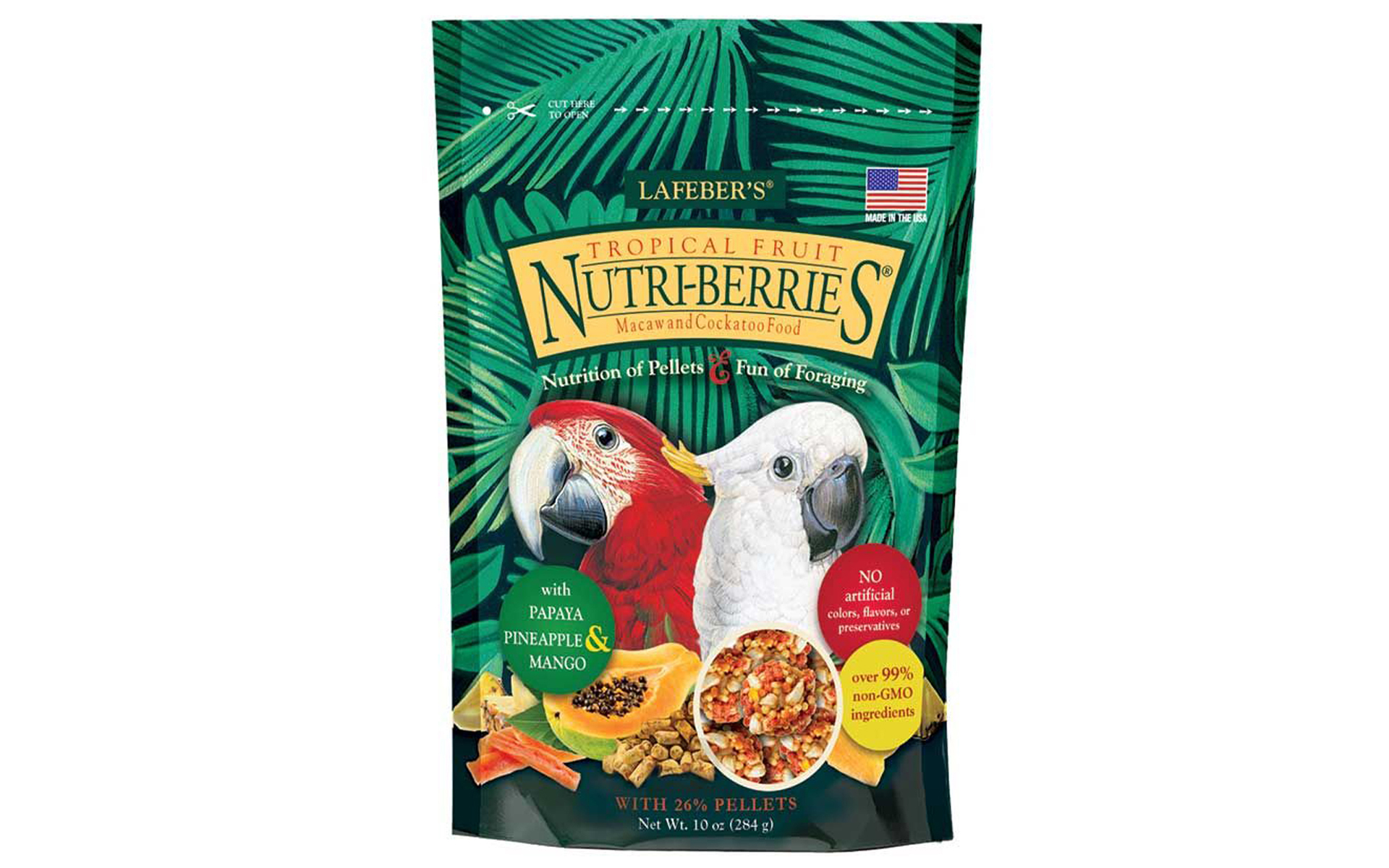 Tropical Fruit Nutri-Berries Macaw & Cockatoo Food