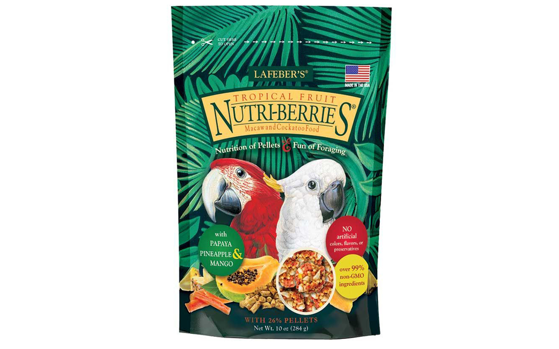 Tropical Fruit Nutri-Berries Macaw & Cockatoo Food