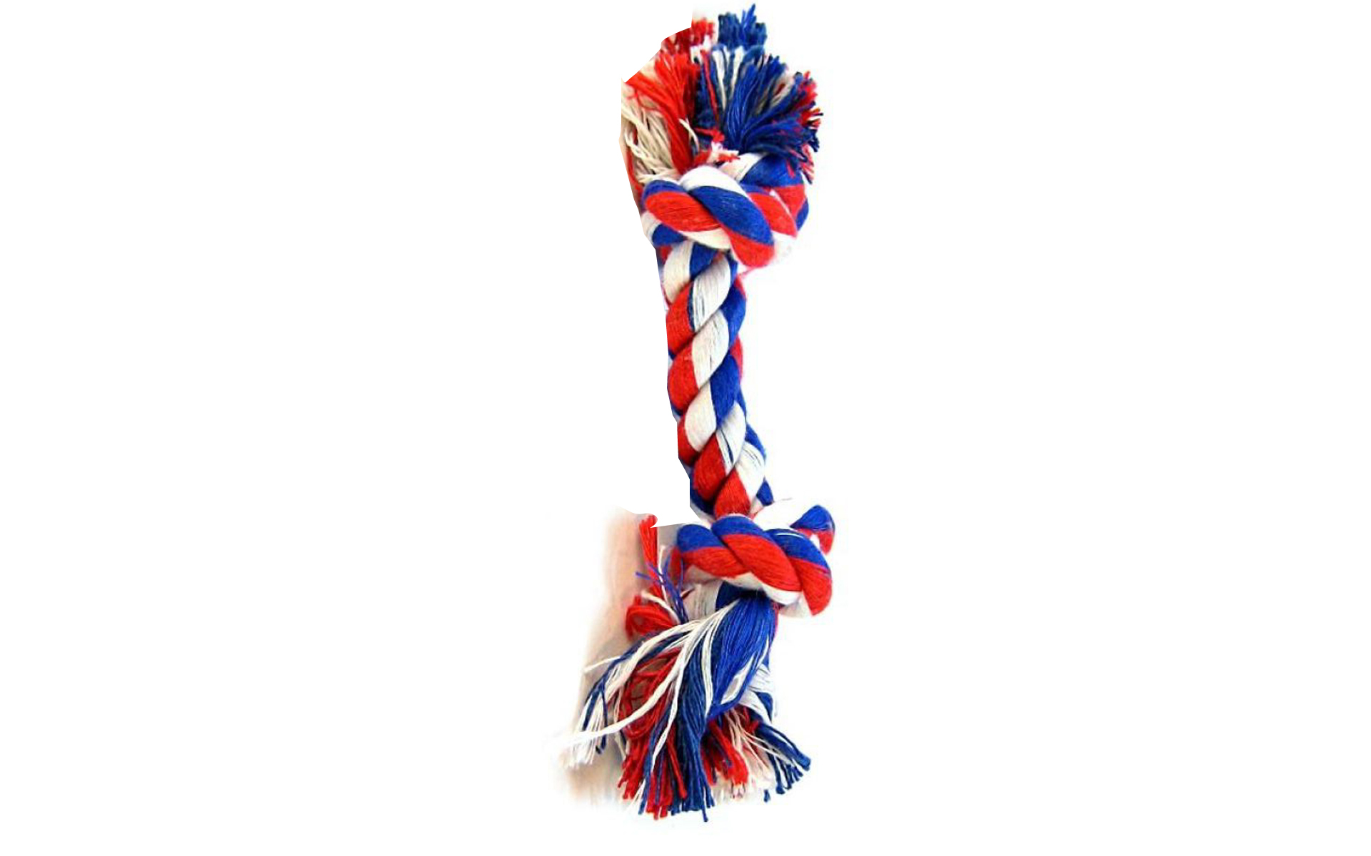 Flossy Chews Rope Bone - White