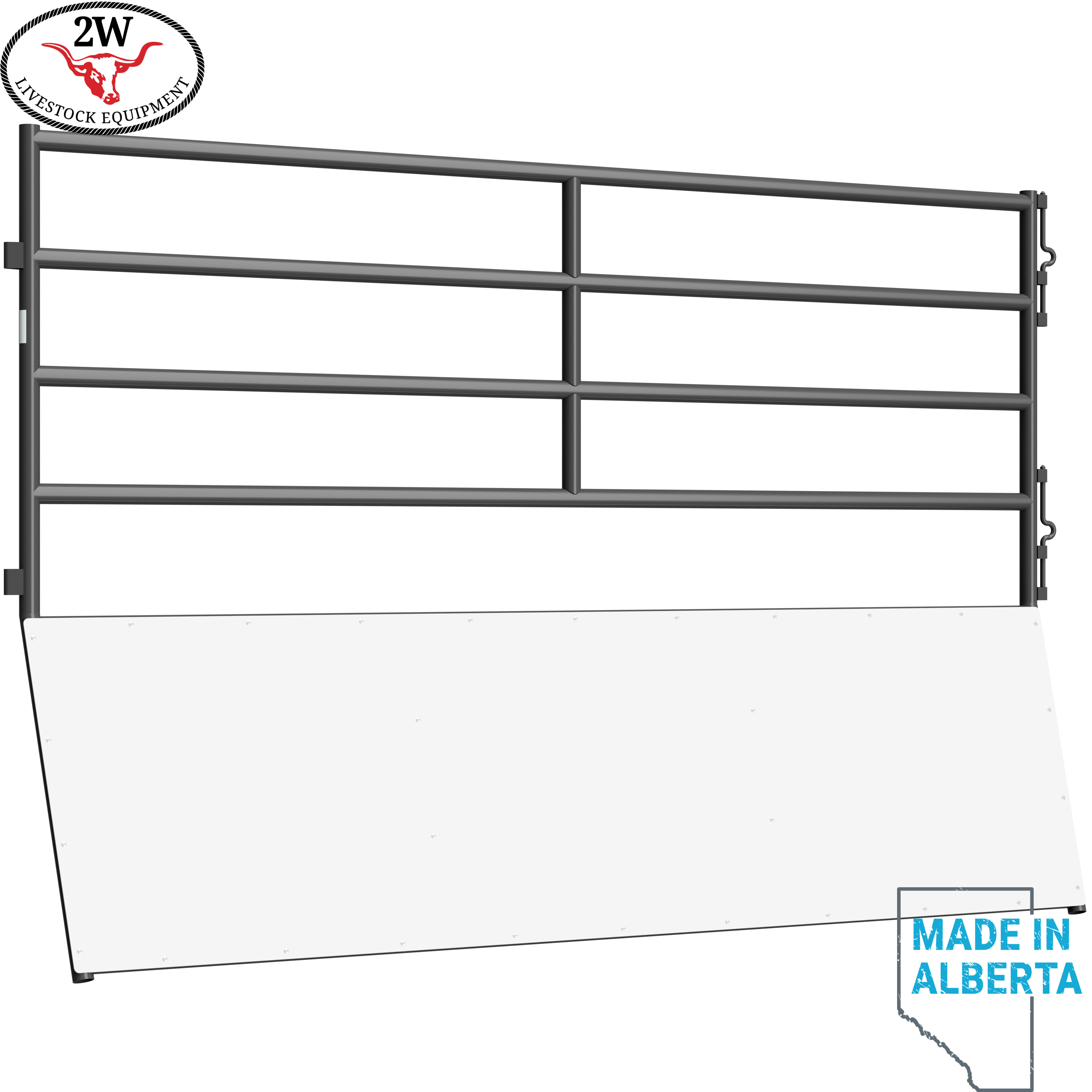 Arena Series Round Pen Panels - Dark Grey