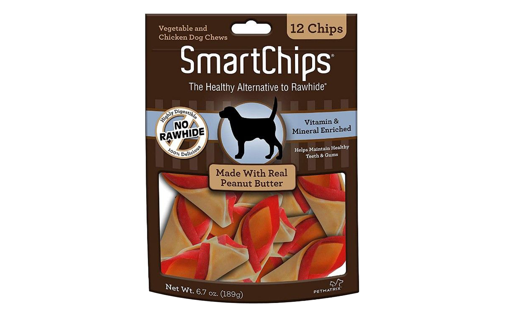 SmartChips - Peanut Flavored Dog Chews