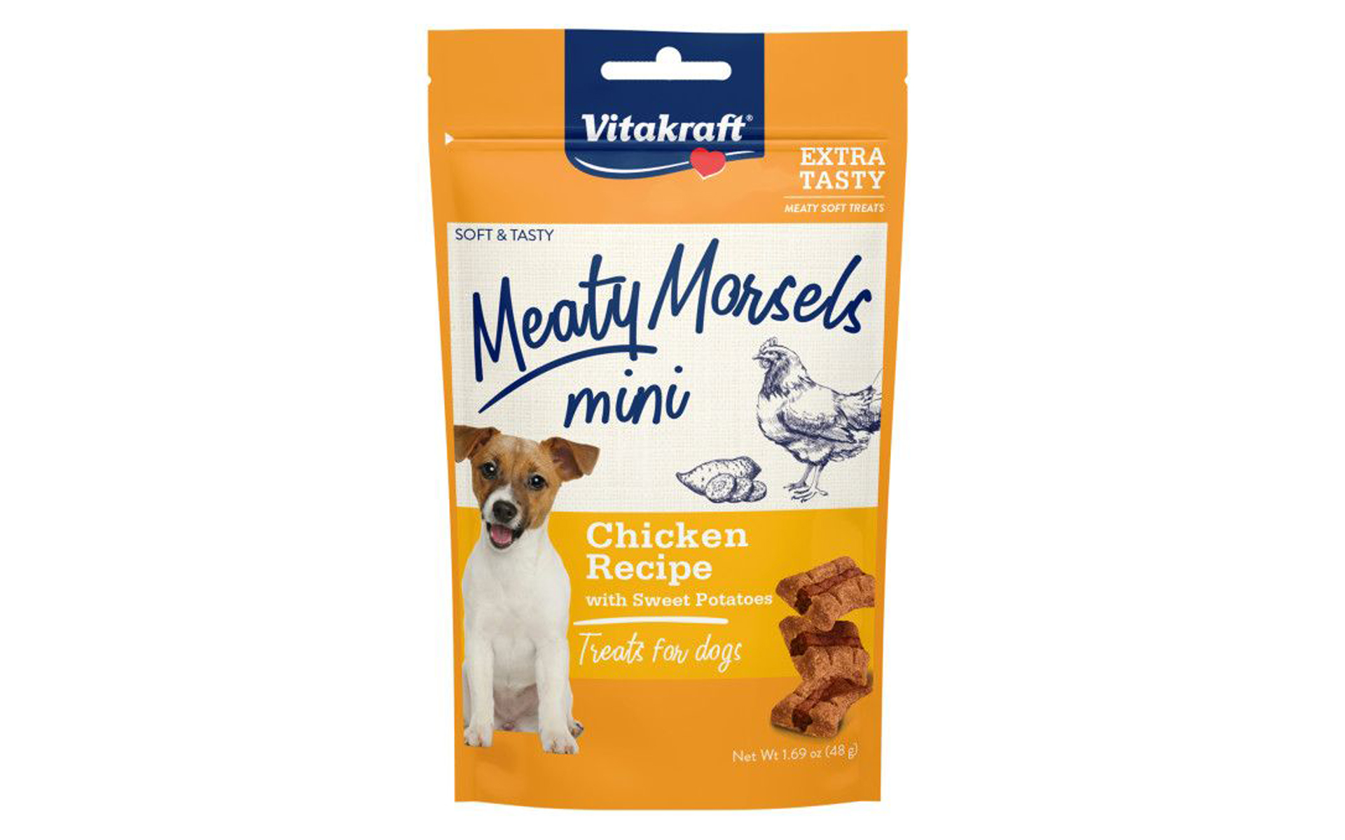 Meaty Morsel Mini Chicken Recipe with Sweet Potato Dog Treat