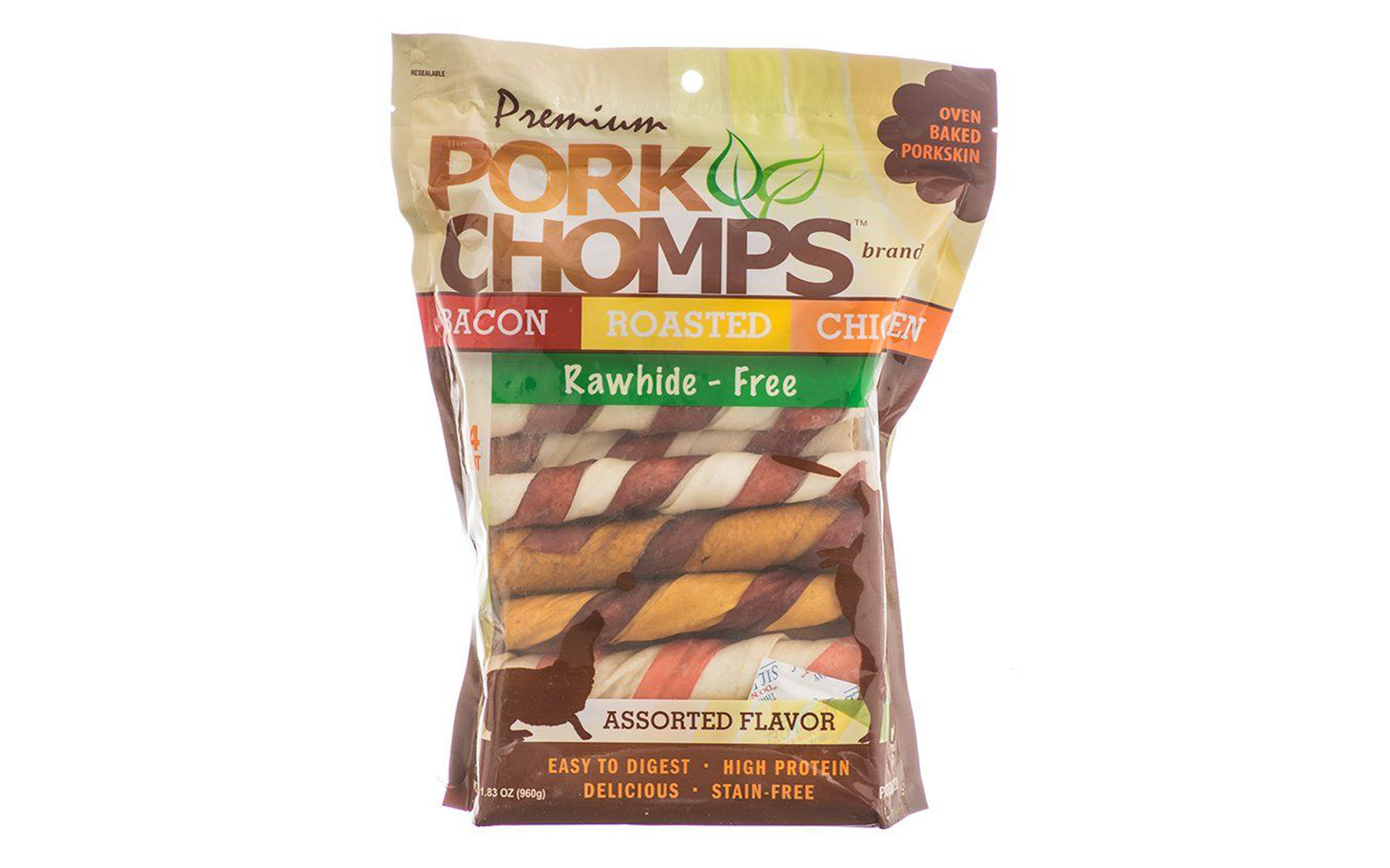 Pork Chomps Premium Assorted Pork Twistz