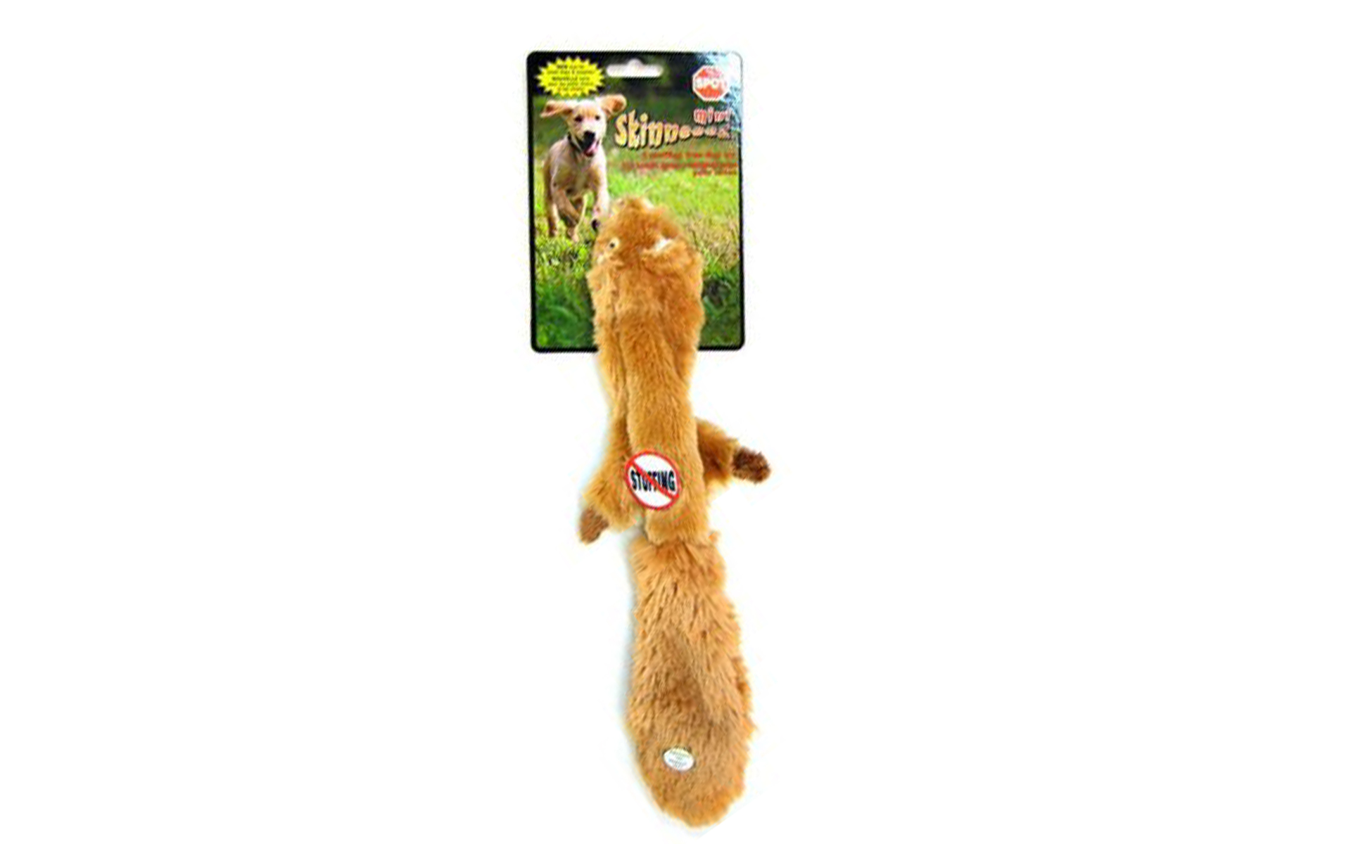 Skinneeez Plush Squirrel Dog Toy