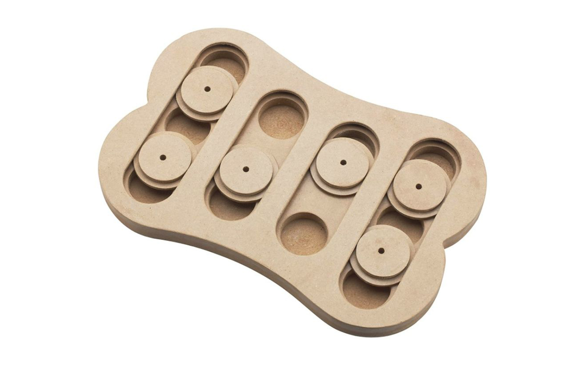 Seek-A-Treat Shuffle Bone Interactive Dog Treat & Toy Puzzle