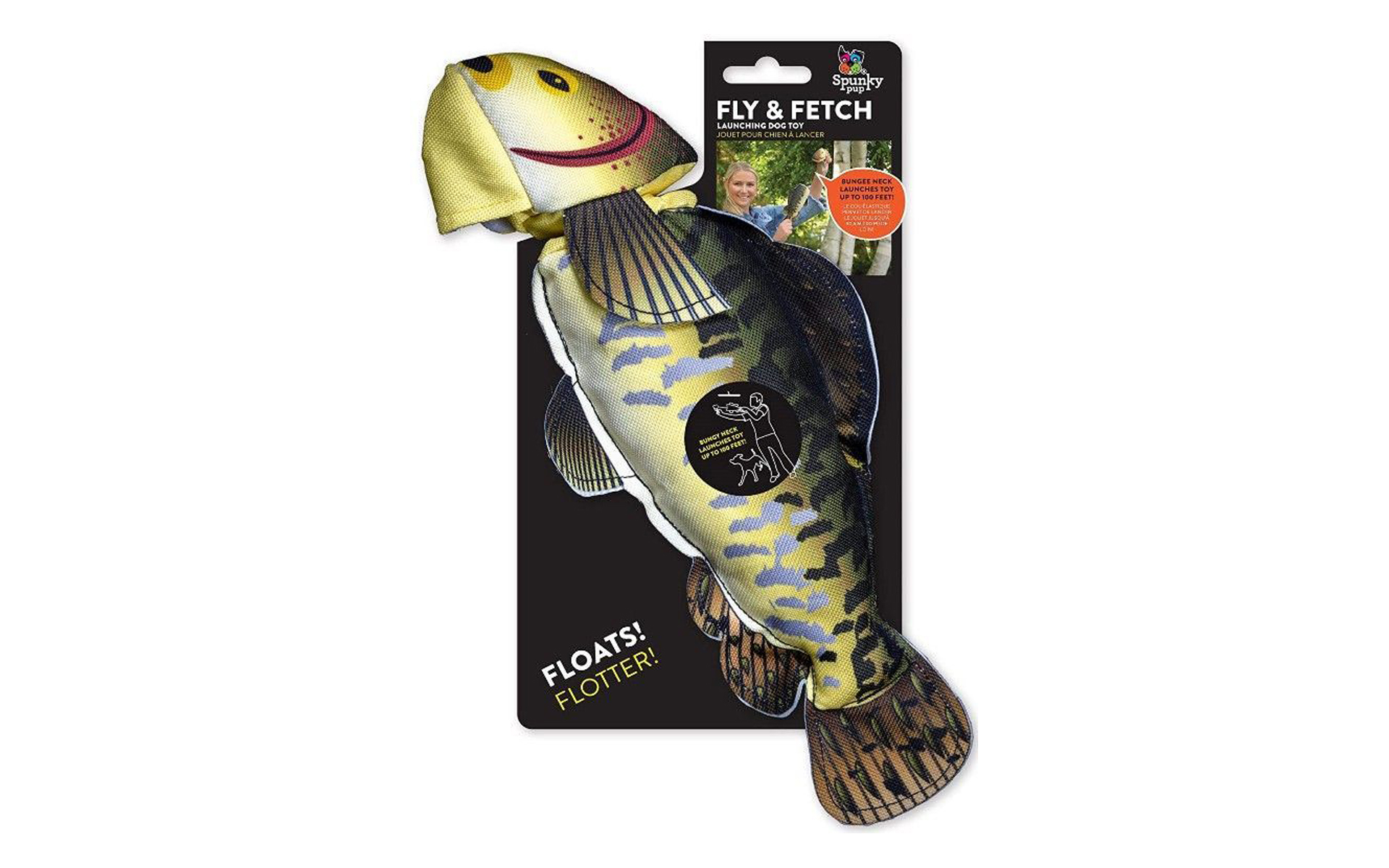 Fly and Fetch Fish Dog Toy