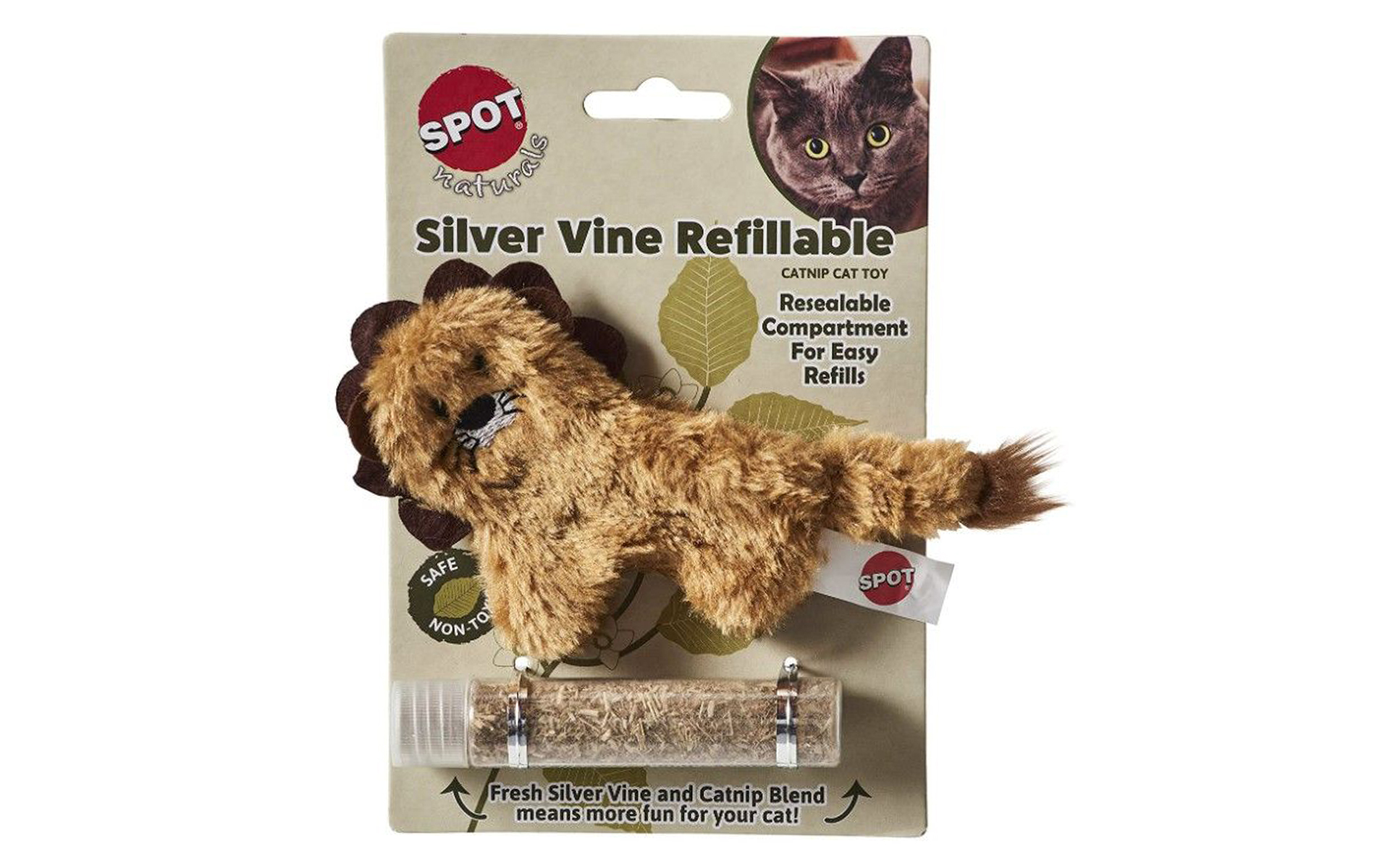 Spot Silver Vine Refillable Cat Toy Assorted Characters