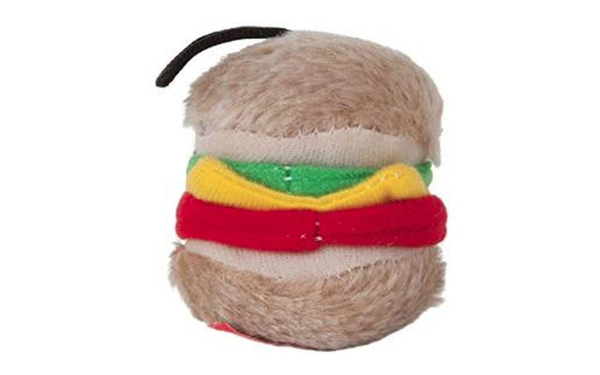 Petmate Booda Zoobilee Hamburger Plush Dog Toy