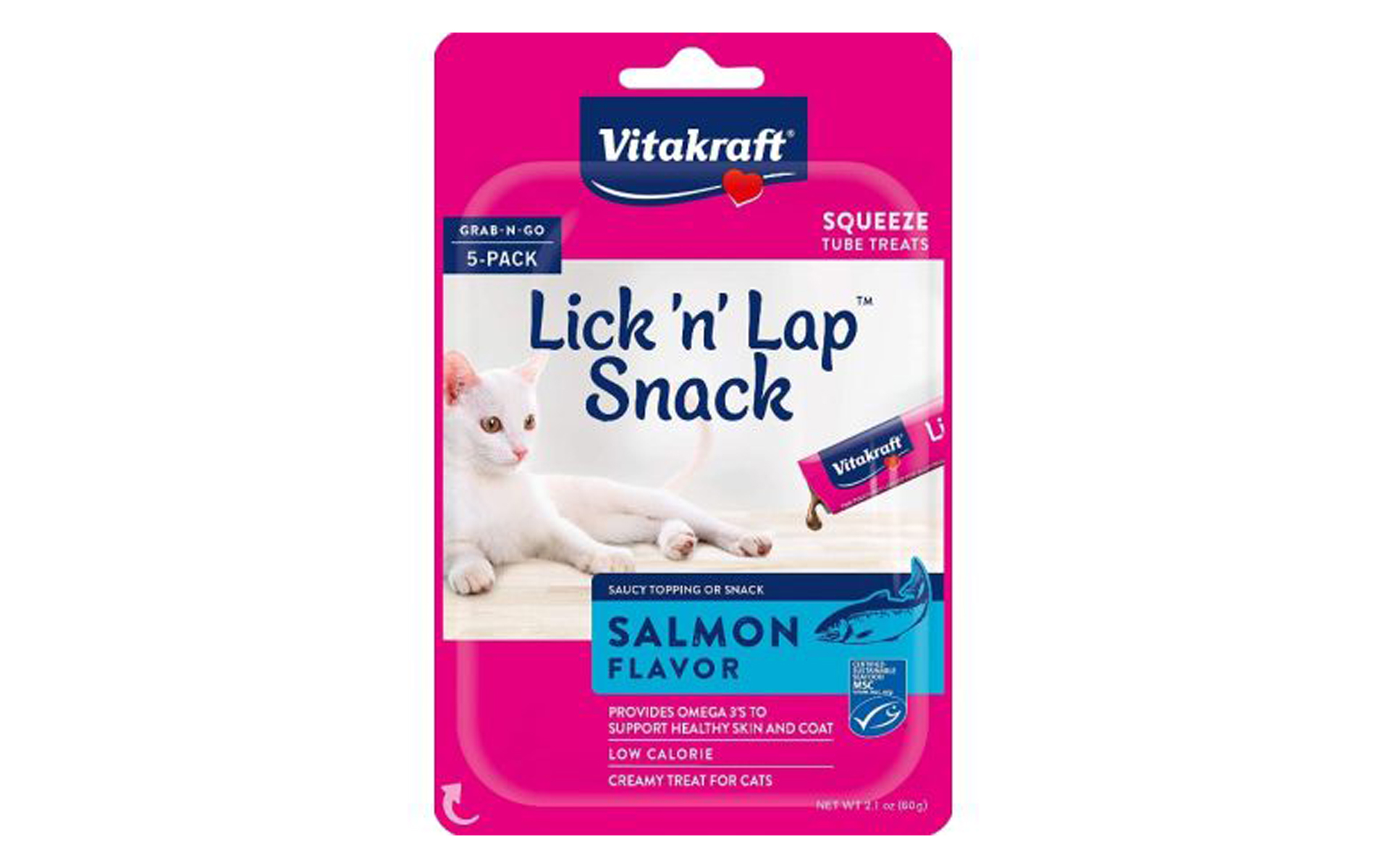 Lick N Lap Snack Salmon Cat Treat