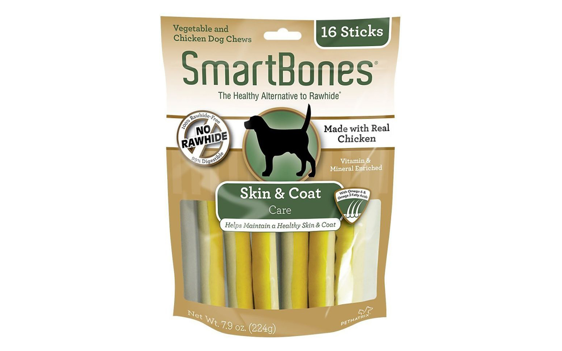 Skin & Coat Care Treat Sticks for Dogs - Chicken
