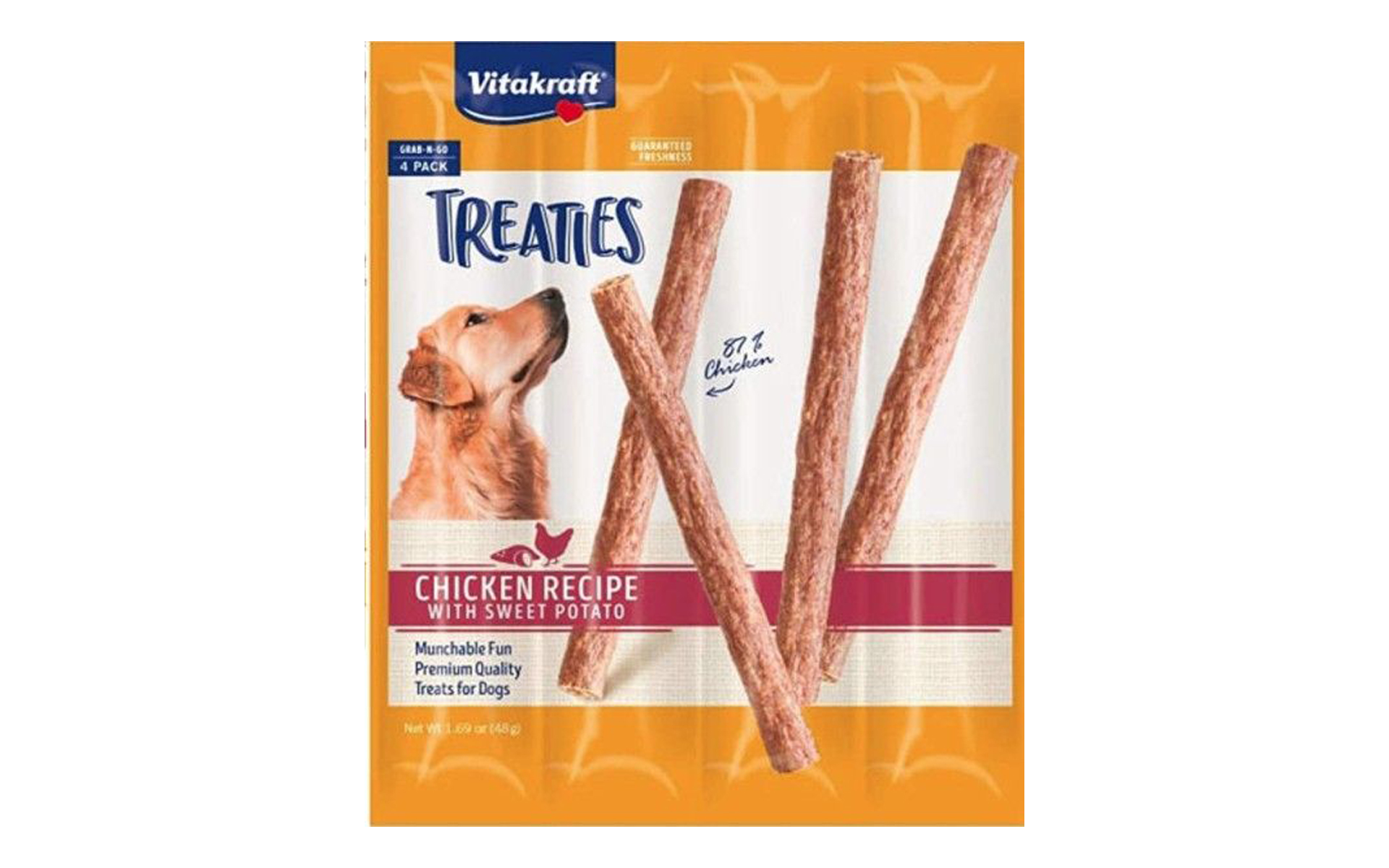 Treaties Smoked Chicken Sweet Potato Grab-n-Go Dog Treats