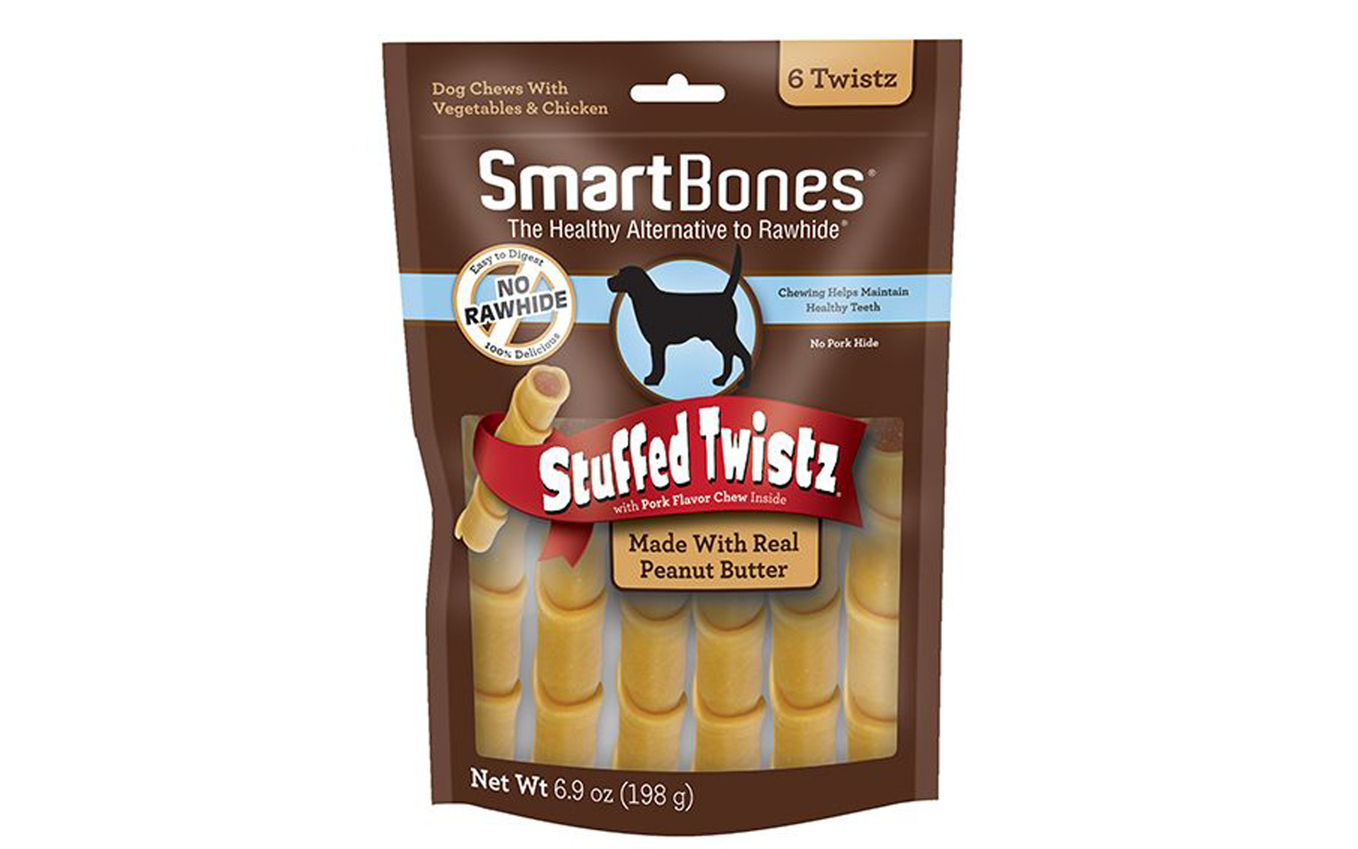 Stuffed Twistz with Real Peanut Butter