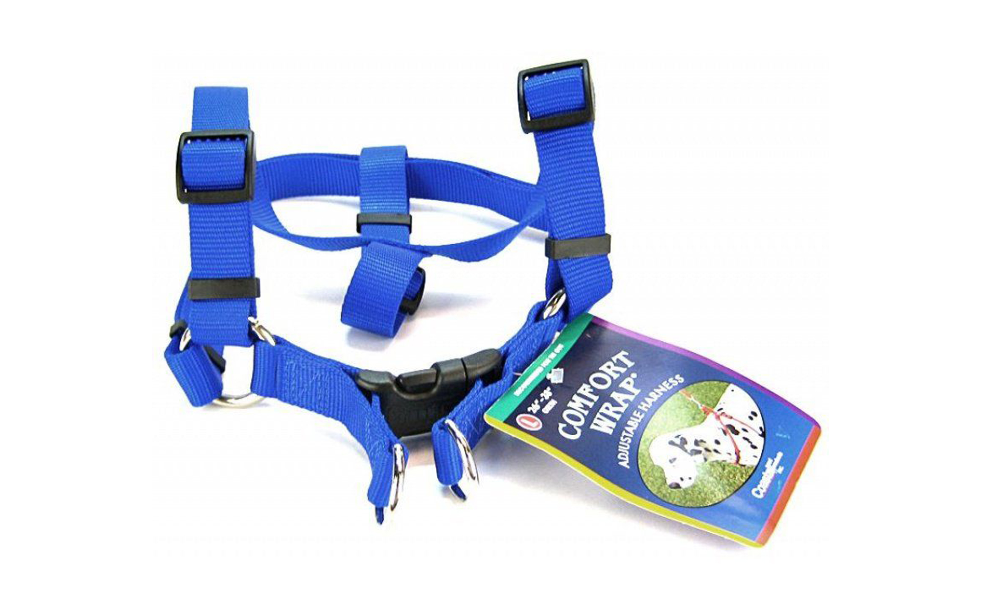 Comfort Wrap Nylon Adjustable Harness - Blue