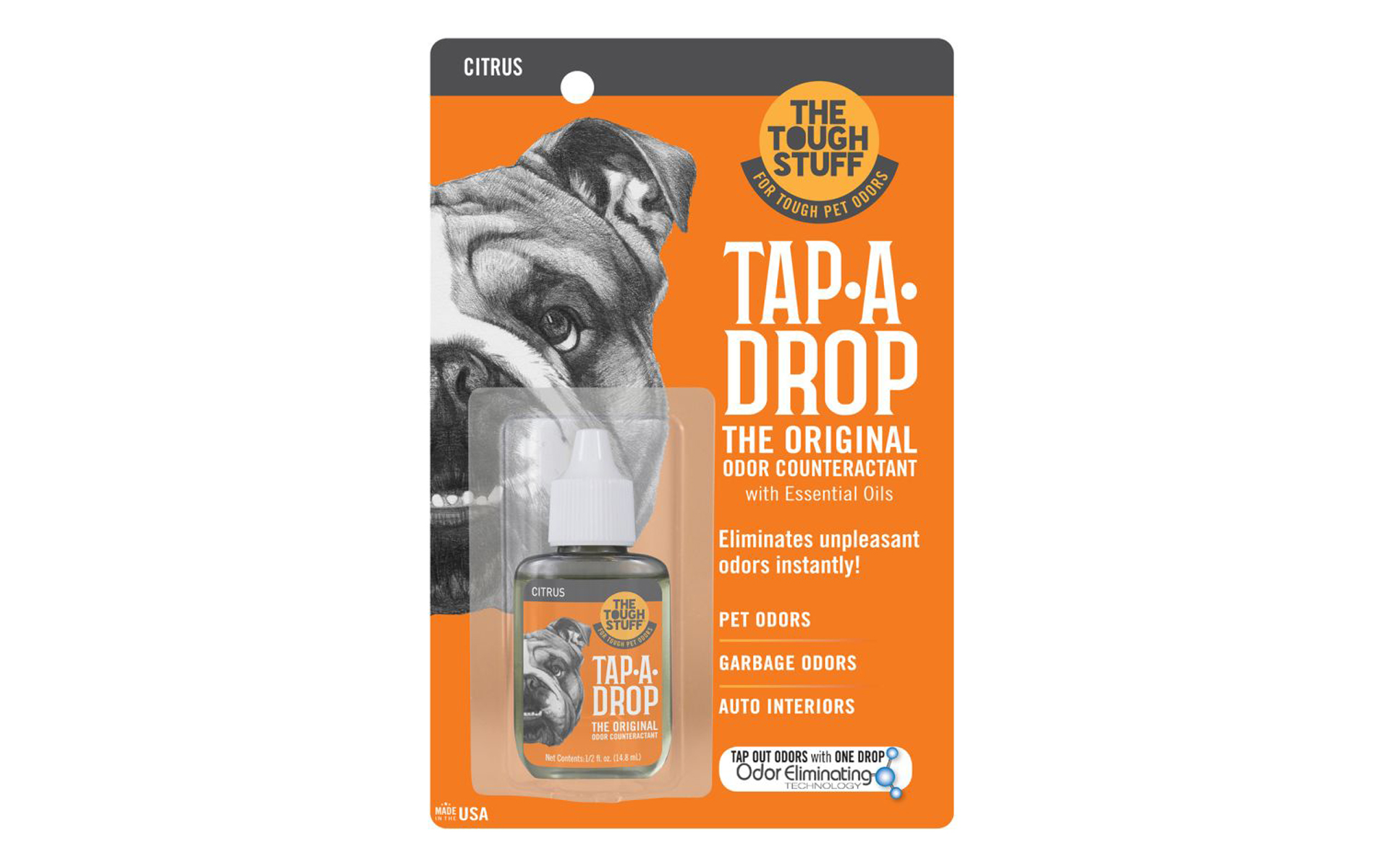 Nilodor Tap-A-Drop Air Freshener Citrus Scent