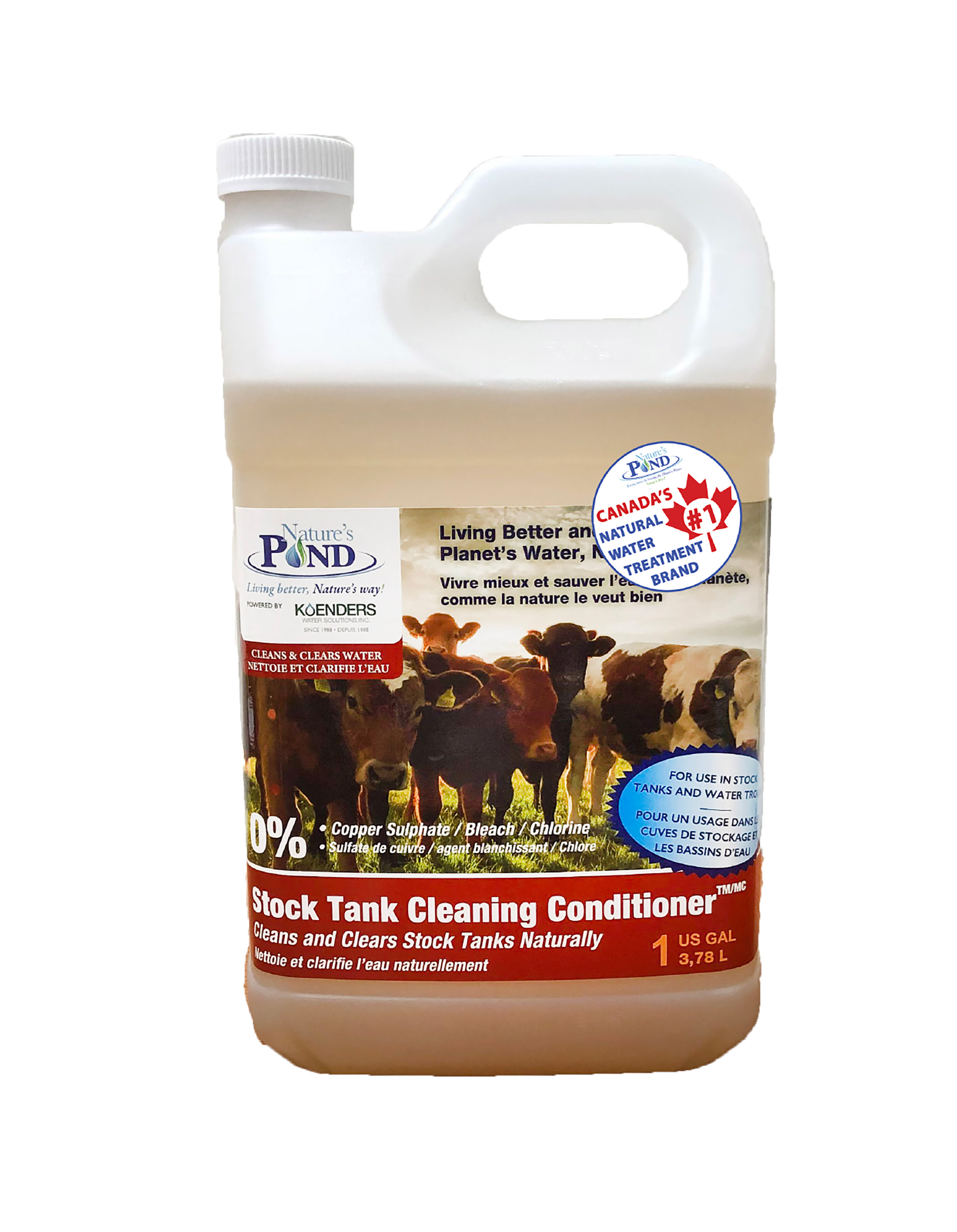 Nature’s Pond Stock Tank Cleaning Conditioner