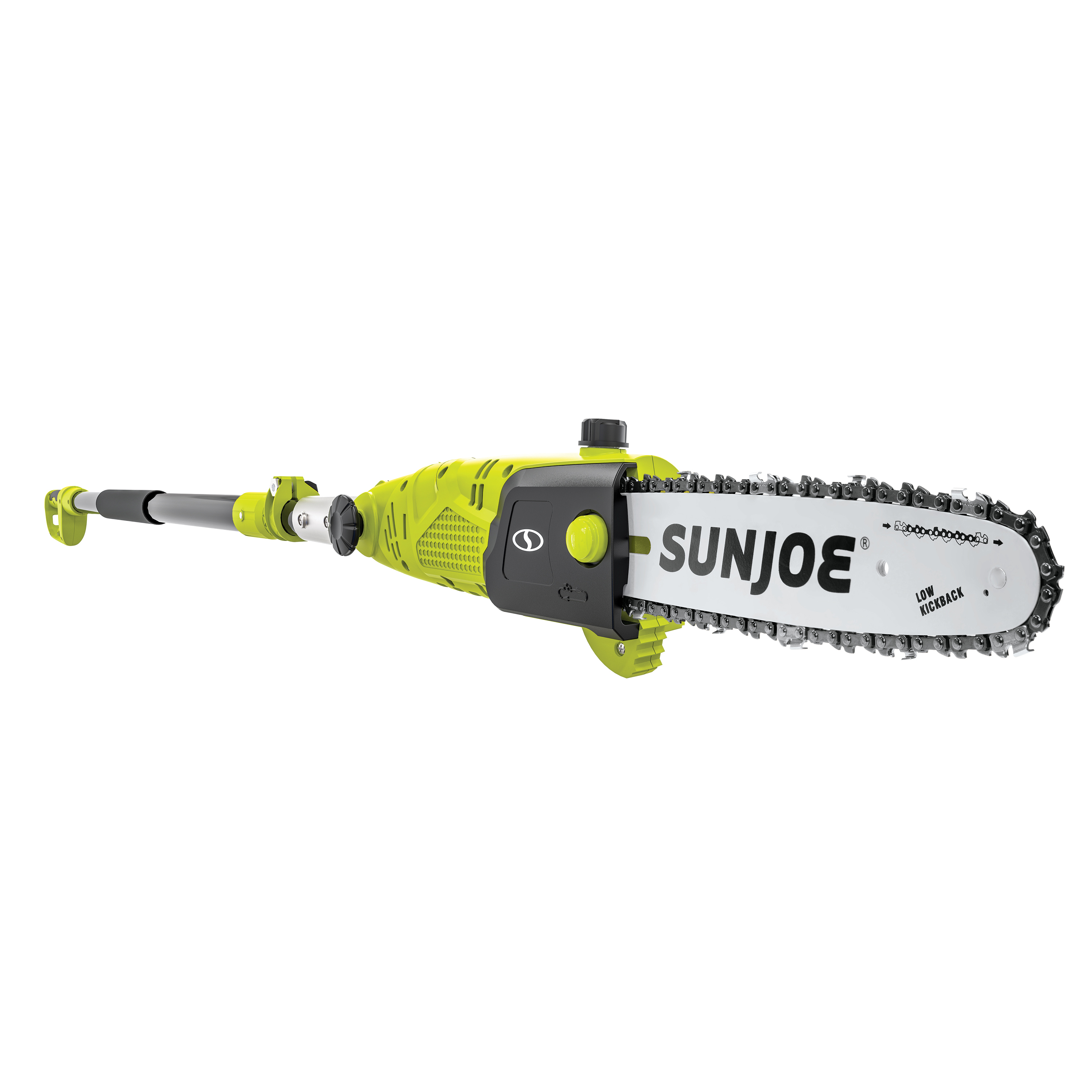 10 in 8.0 Amp Electric Multi-Angle Pole Chain Saw, Green